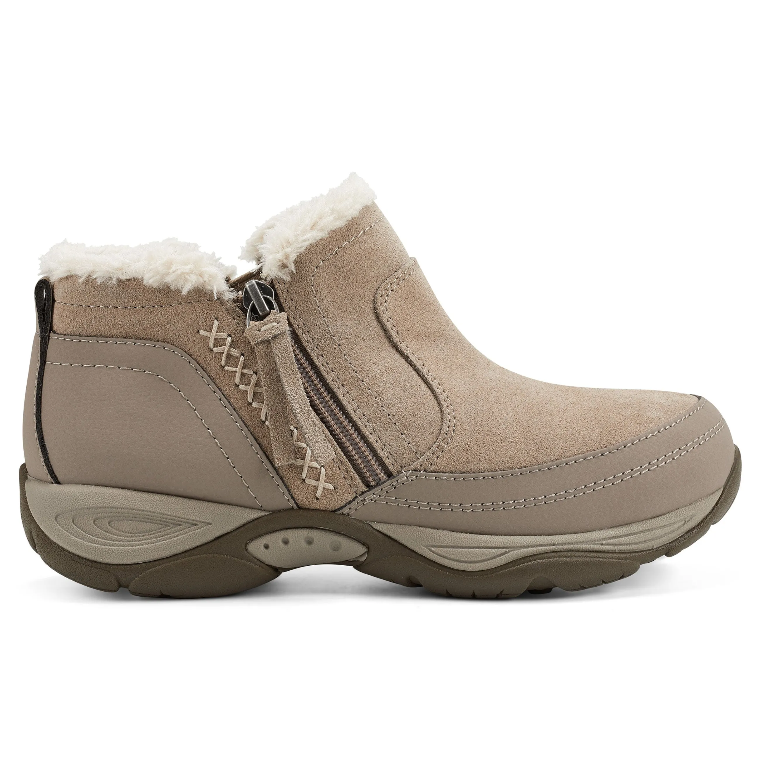 New Easy Spirit Epic Cold Weather Booties TanSuede