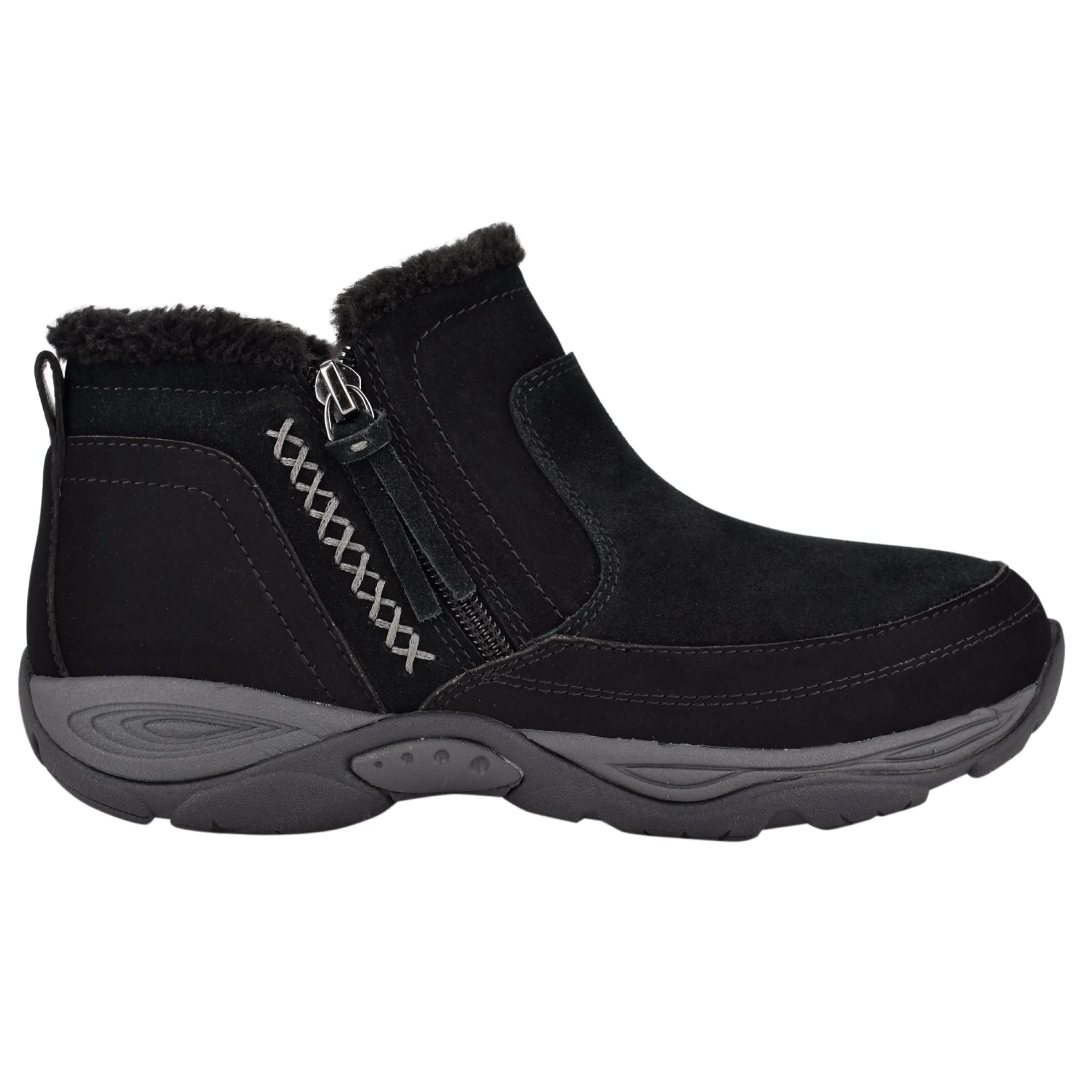 New Easy Spirit Epic Cold Weather Booties BlackSuede