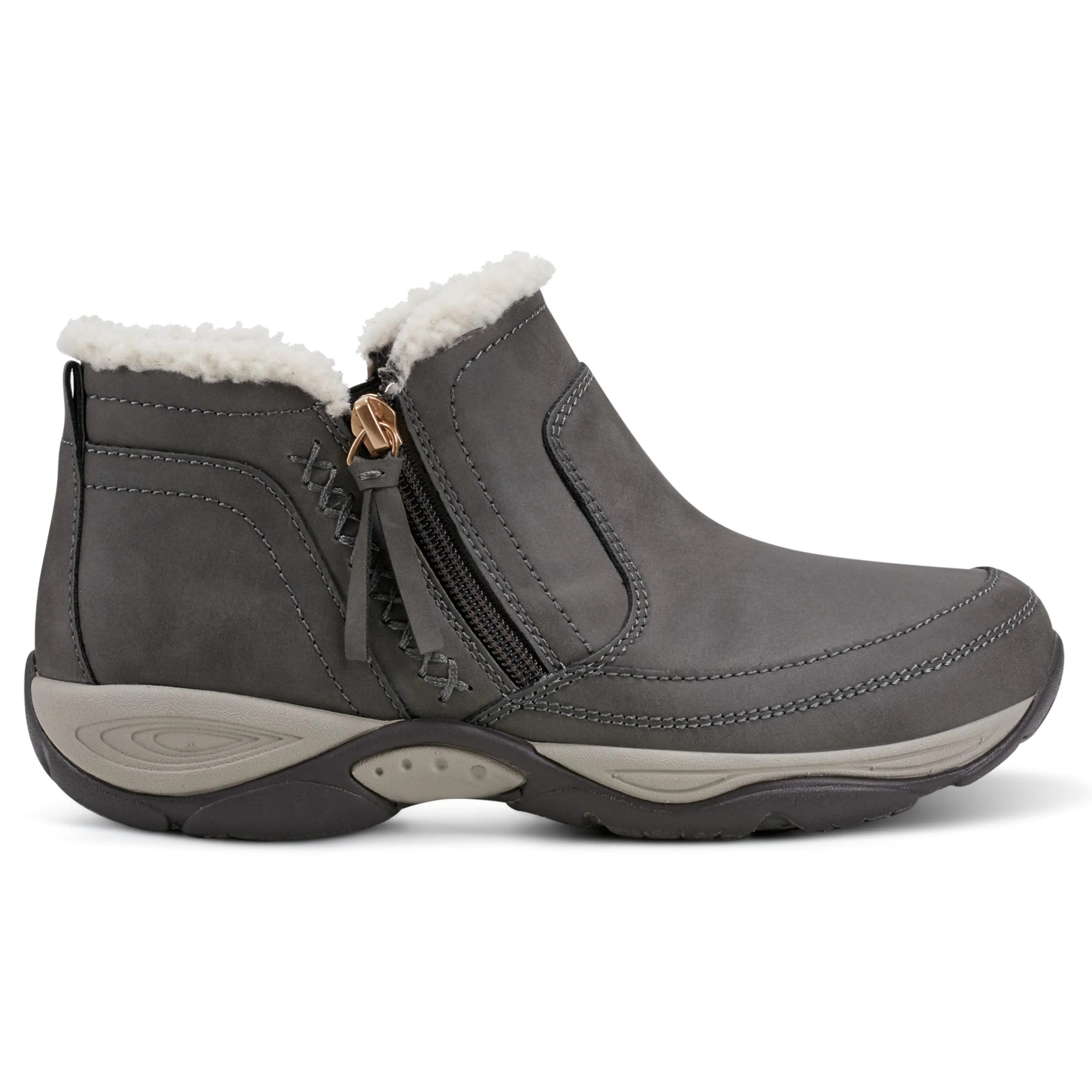 Fashion Easy Spirit Epic Cold Weather Booties DarkGrey