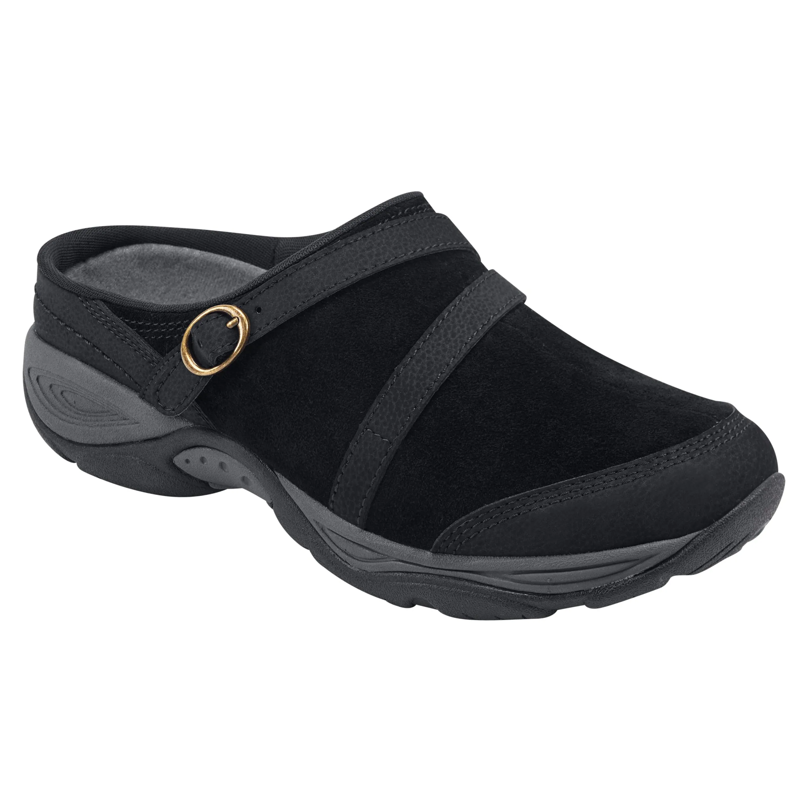 Cheap Easy Spirit Equinox Clogs BlackSuede