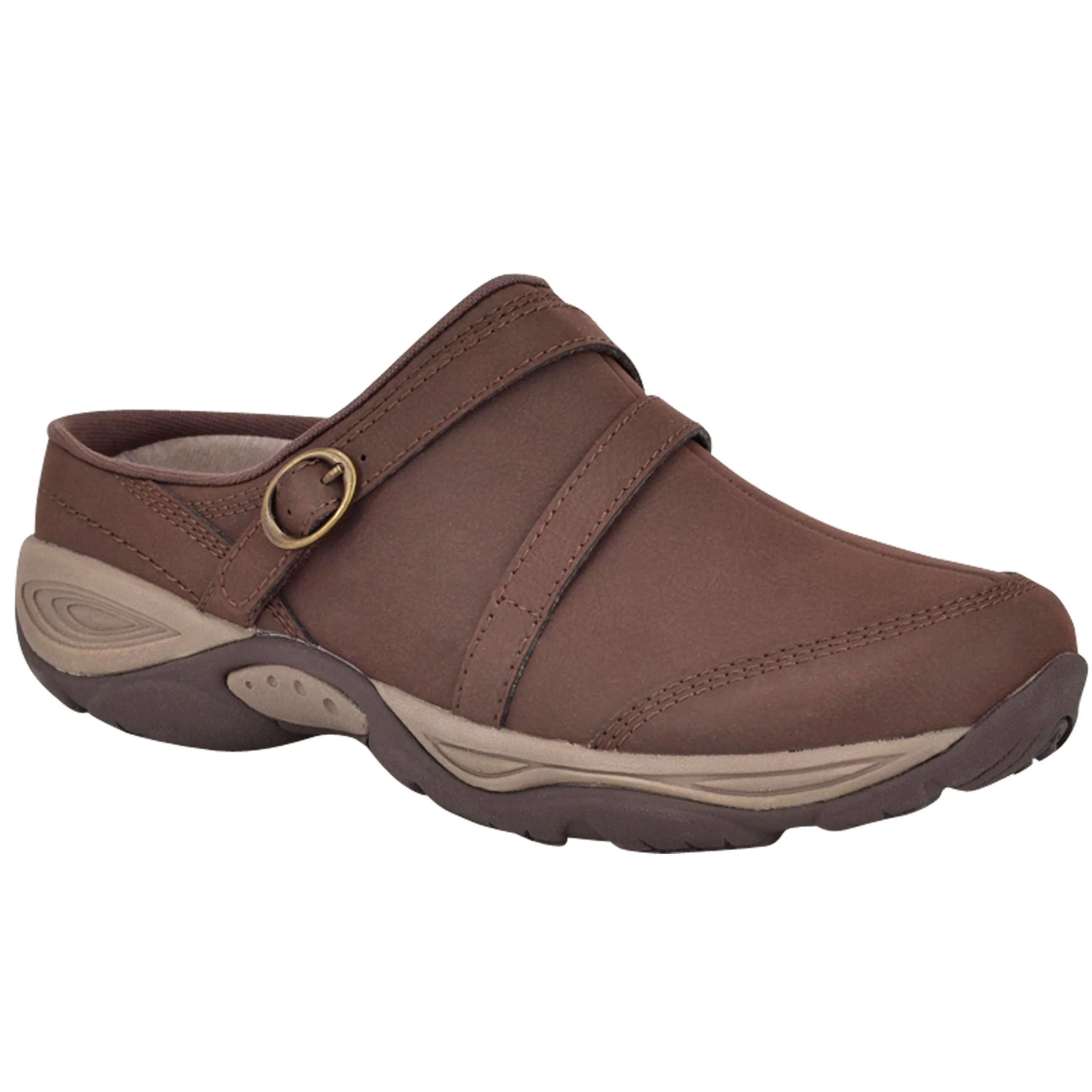 New Easy Spirit Equinox Clogs BrownLeather