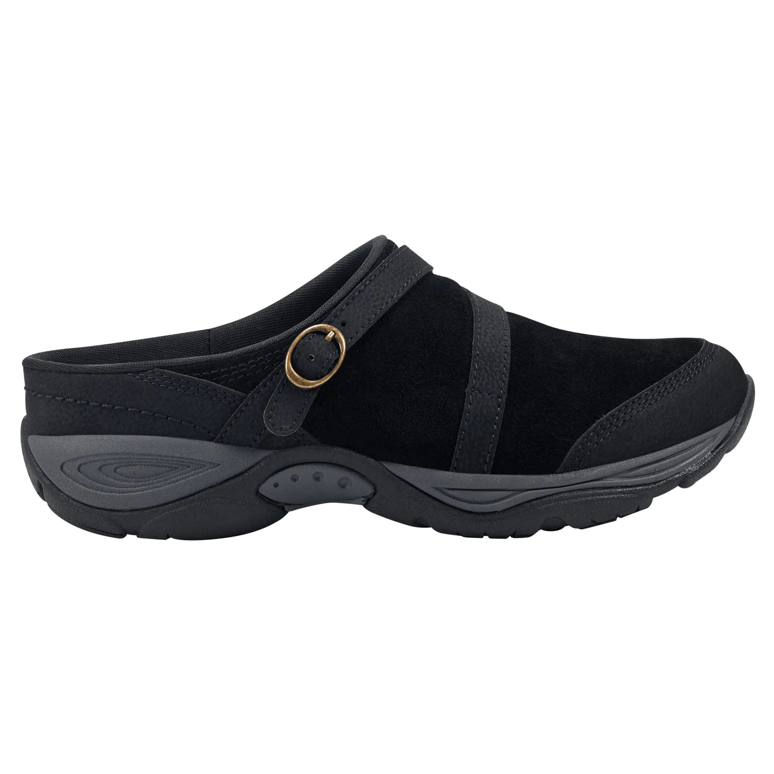 Cheap Easy Spirit Equinox Clogs BlackSuede