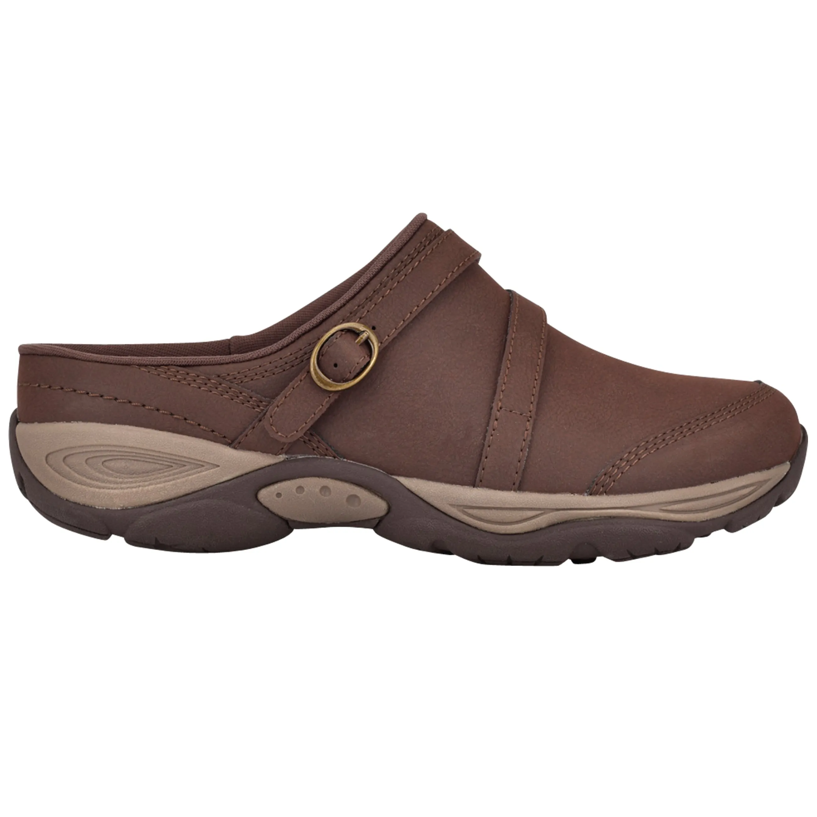 New Easy Spirit Equinox Clogs BrownLeather