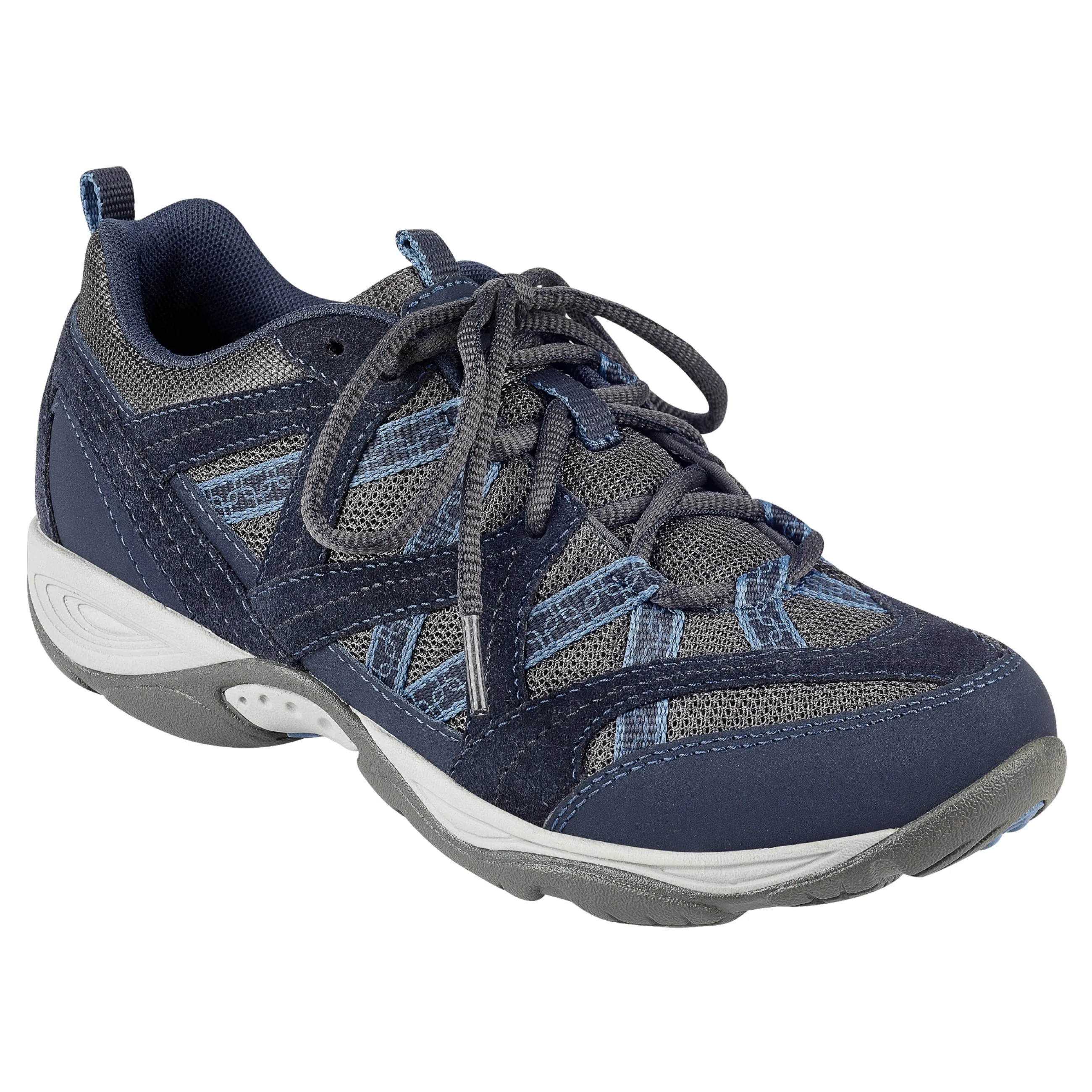 Fashion Easy Spirit Exploremap Walking Shoes NavyMultiNubuck