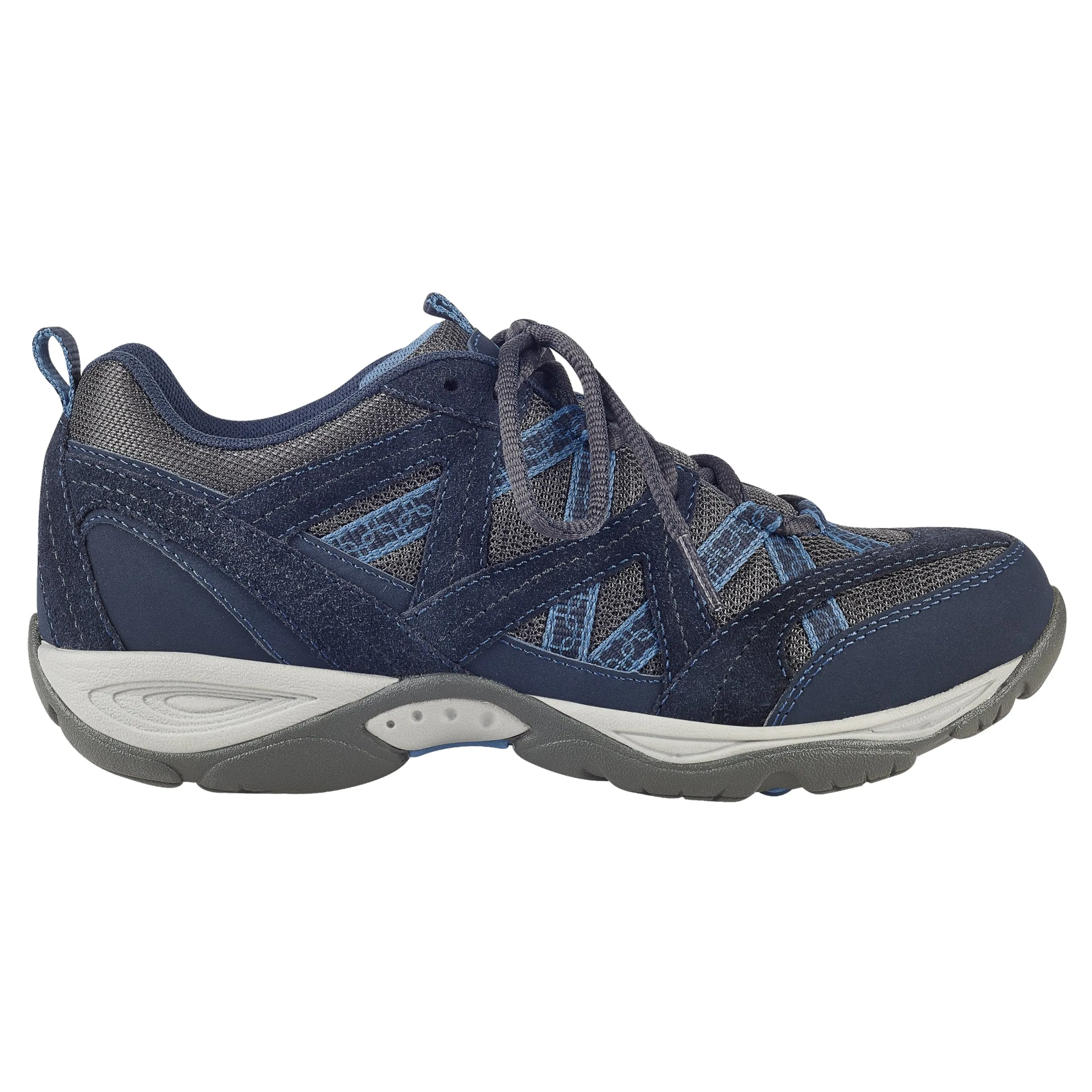 Fashion Easy Spirit Exploremap Walking Shoes NavyMultiNubuck