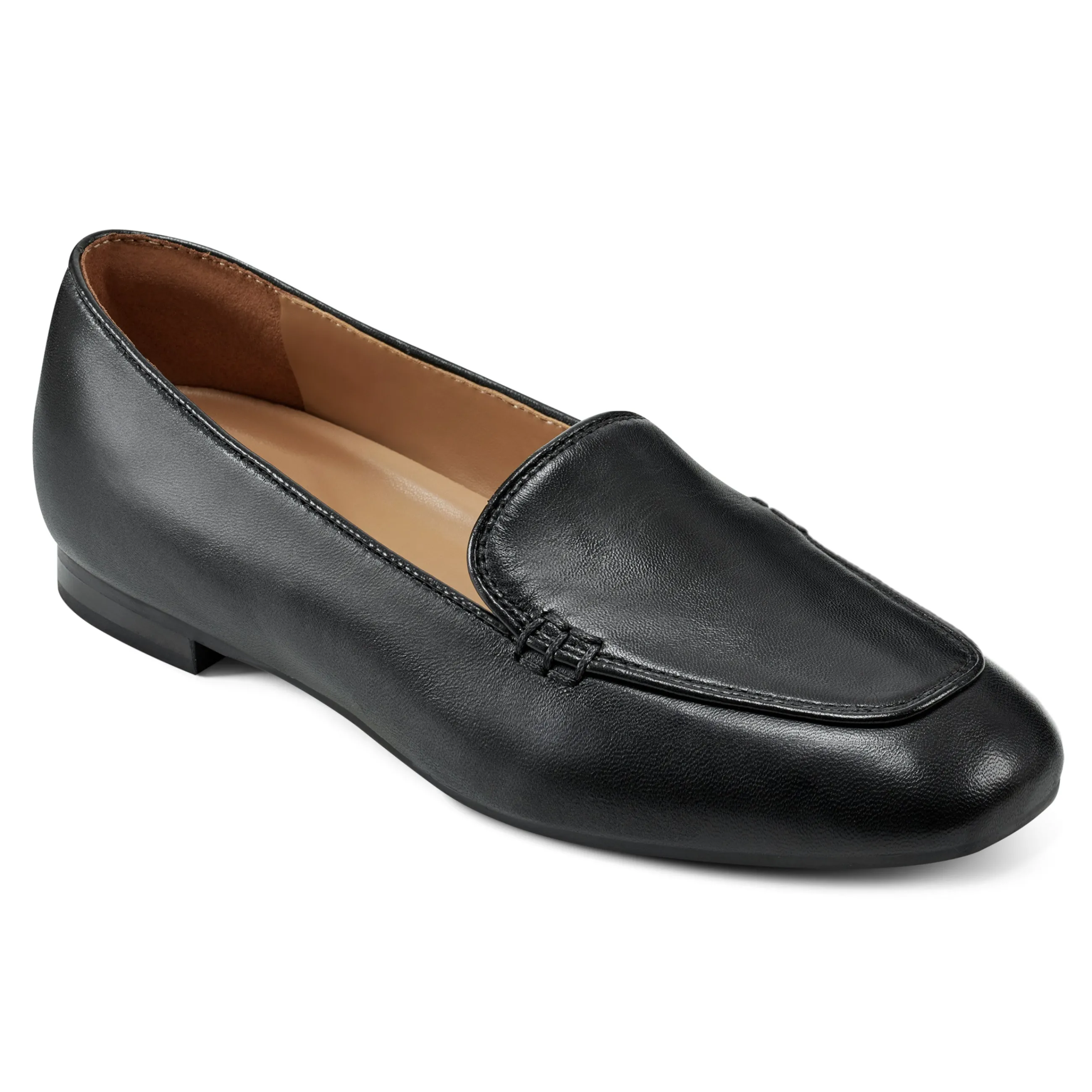 Outlet Easy Spirit Galla Casual Loafers BlackLeather