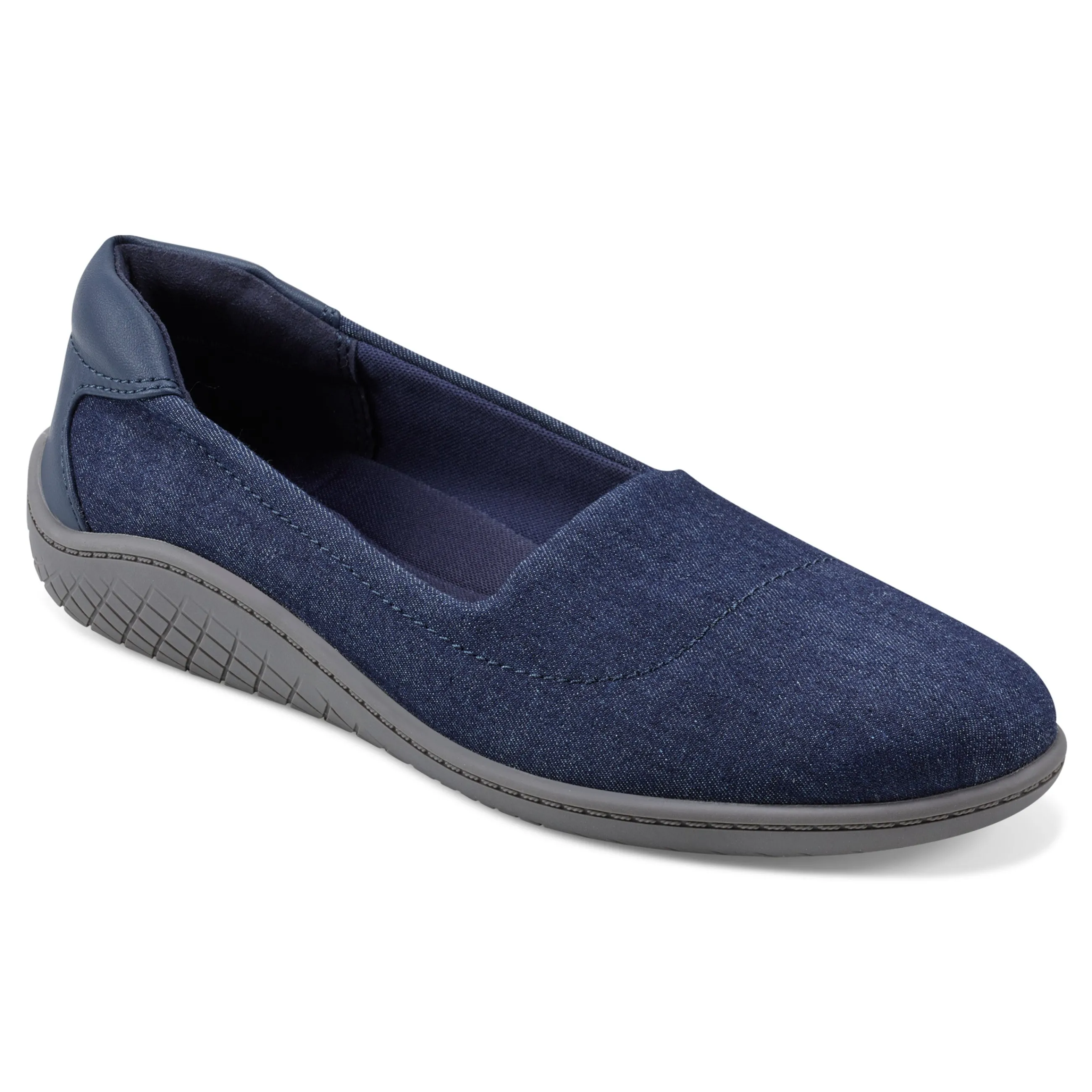 Clearance Easy Spirit Gift Slip On Flats DarkDenim