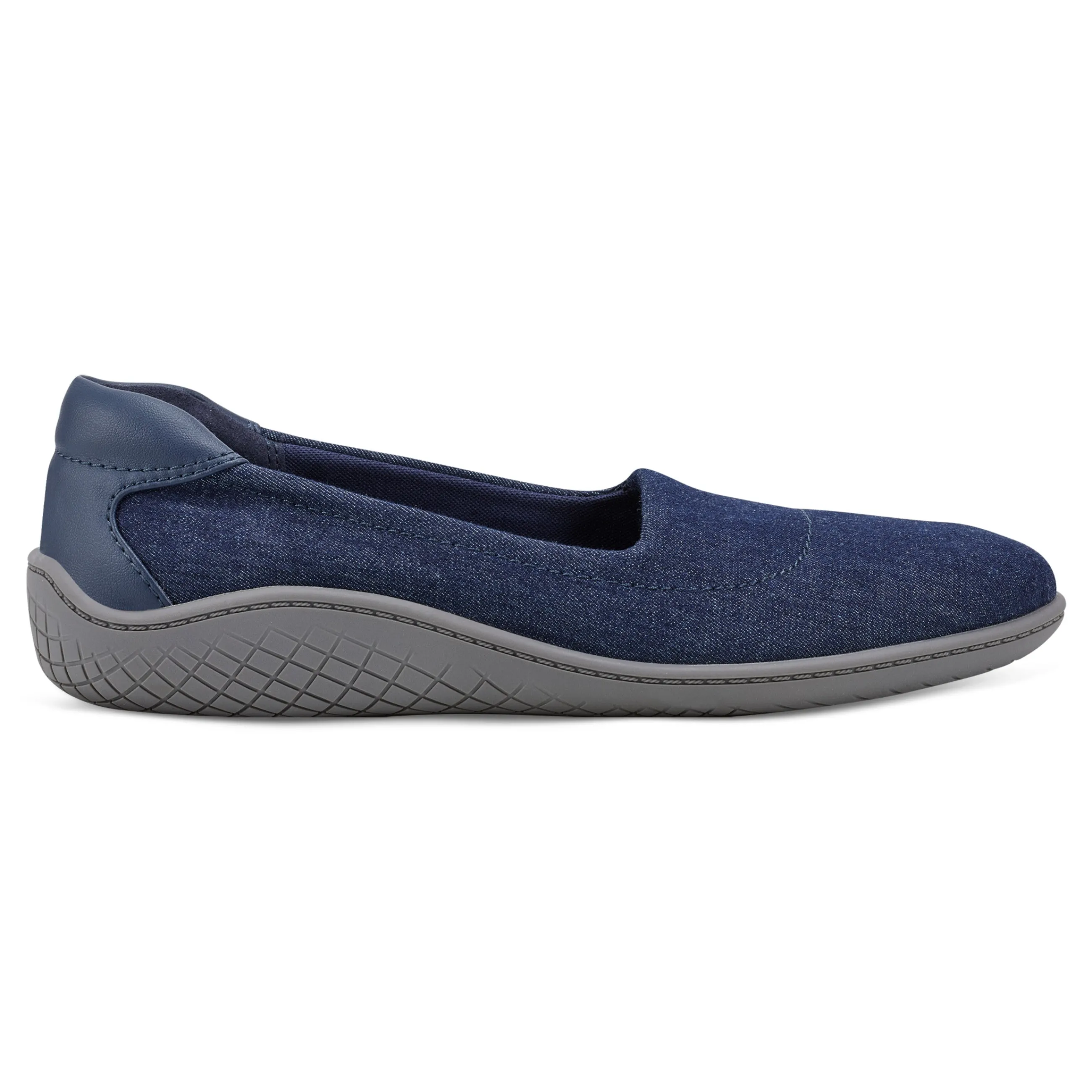 Clearance Easy Spirit Gift Slip On Flats DarkDenim