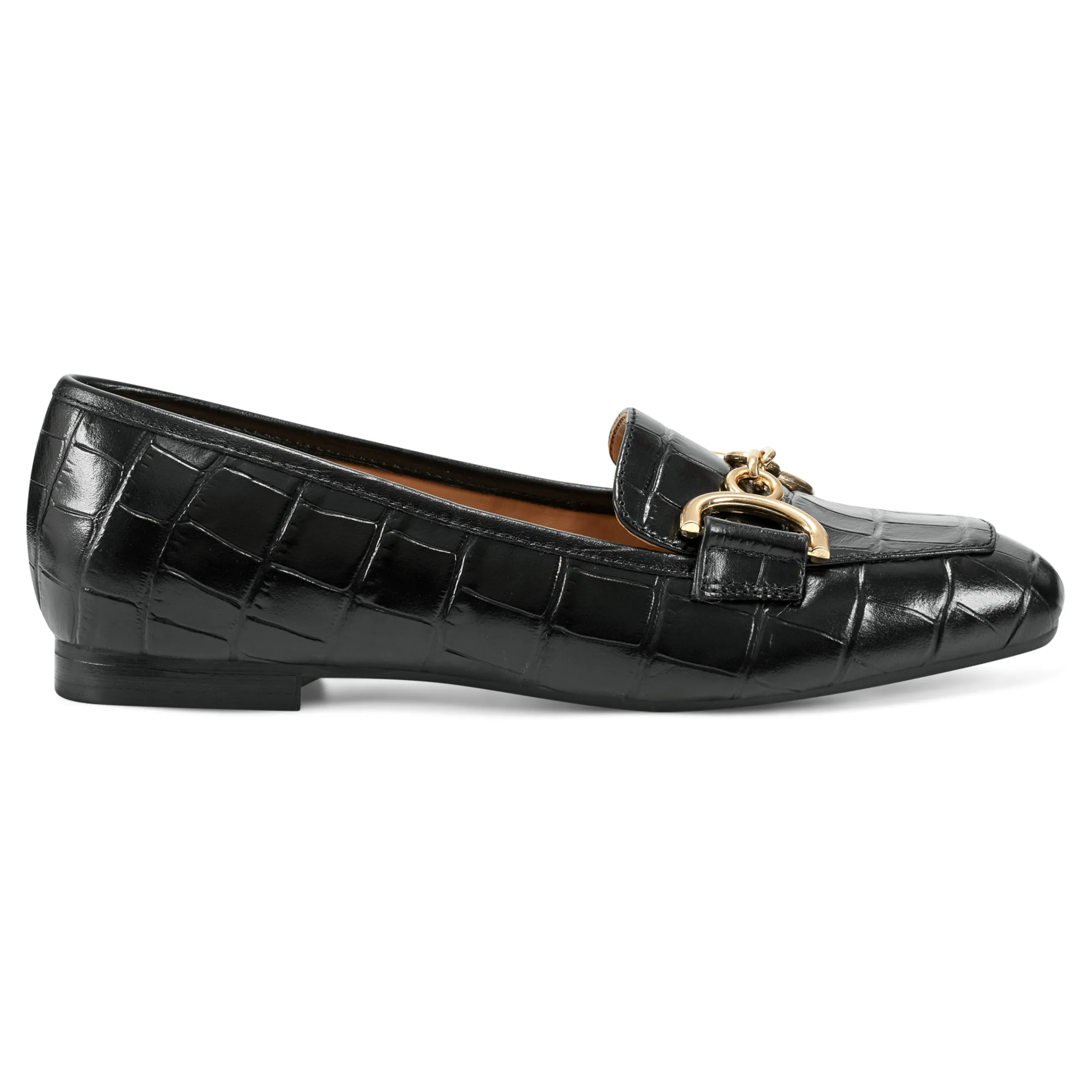 Best Easy Spirit Giselle Casual Loafers BlackCrocoPrint