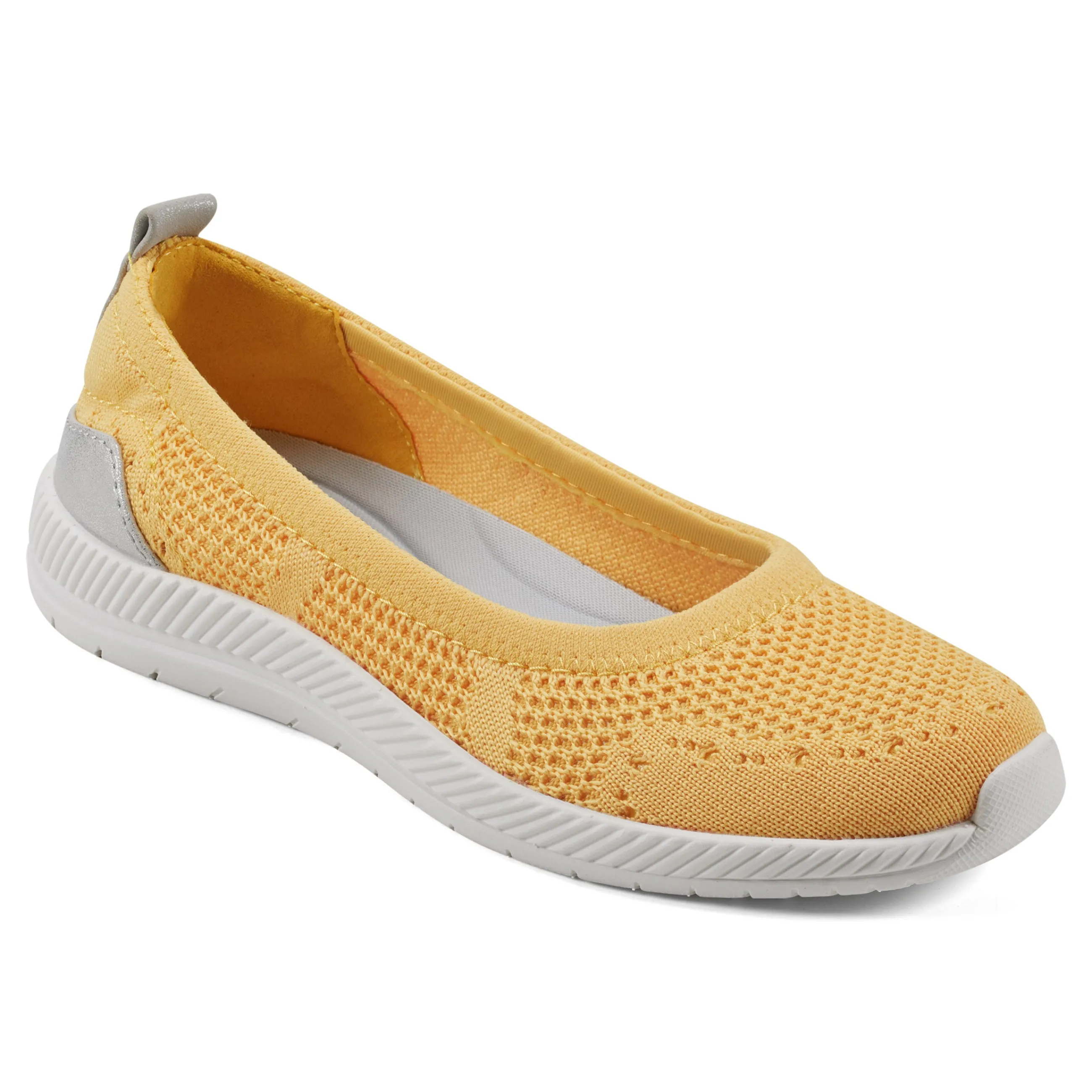 Shop Easy Spirit Glitz Walking Shoes YellowKnit