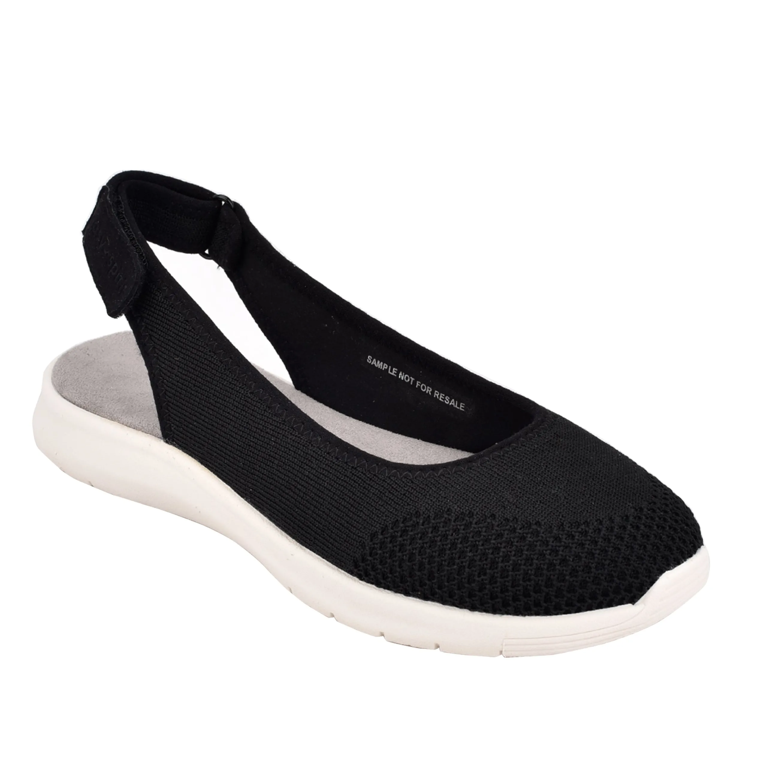 Shop Easy Spirit Gracee Slingback Walking Shoes BlackKnit