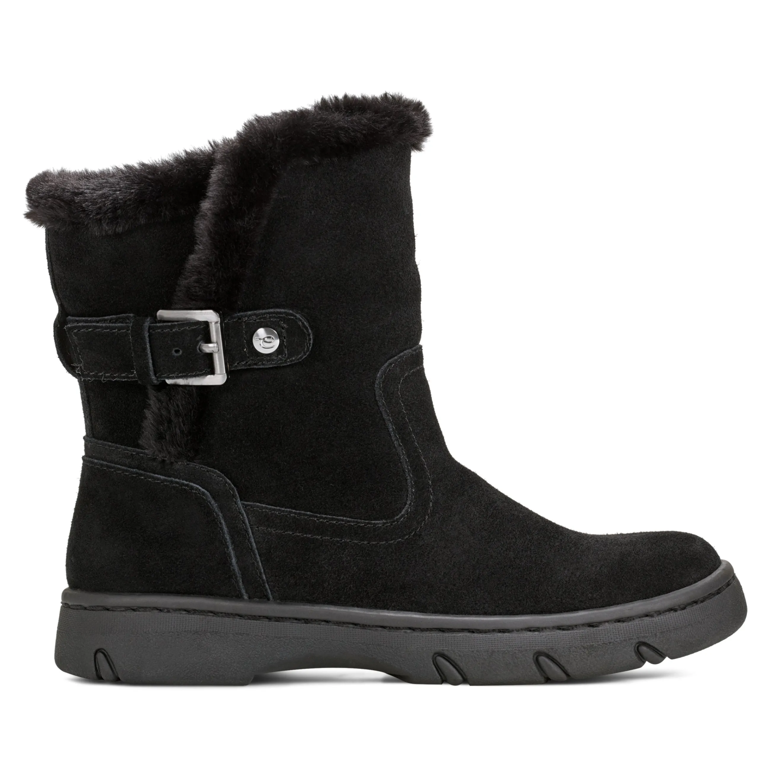 Cheap Easy Spirit Graye Cold Weather Booties BlackSuede