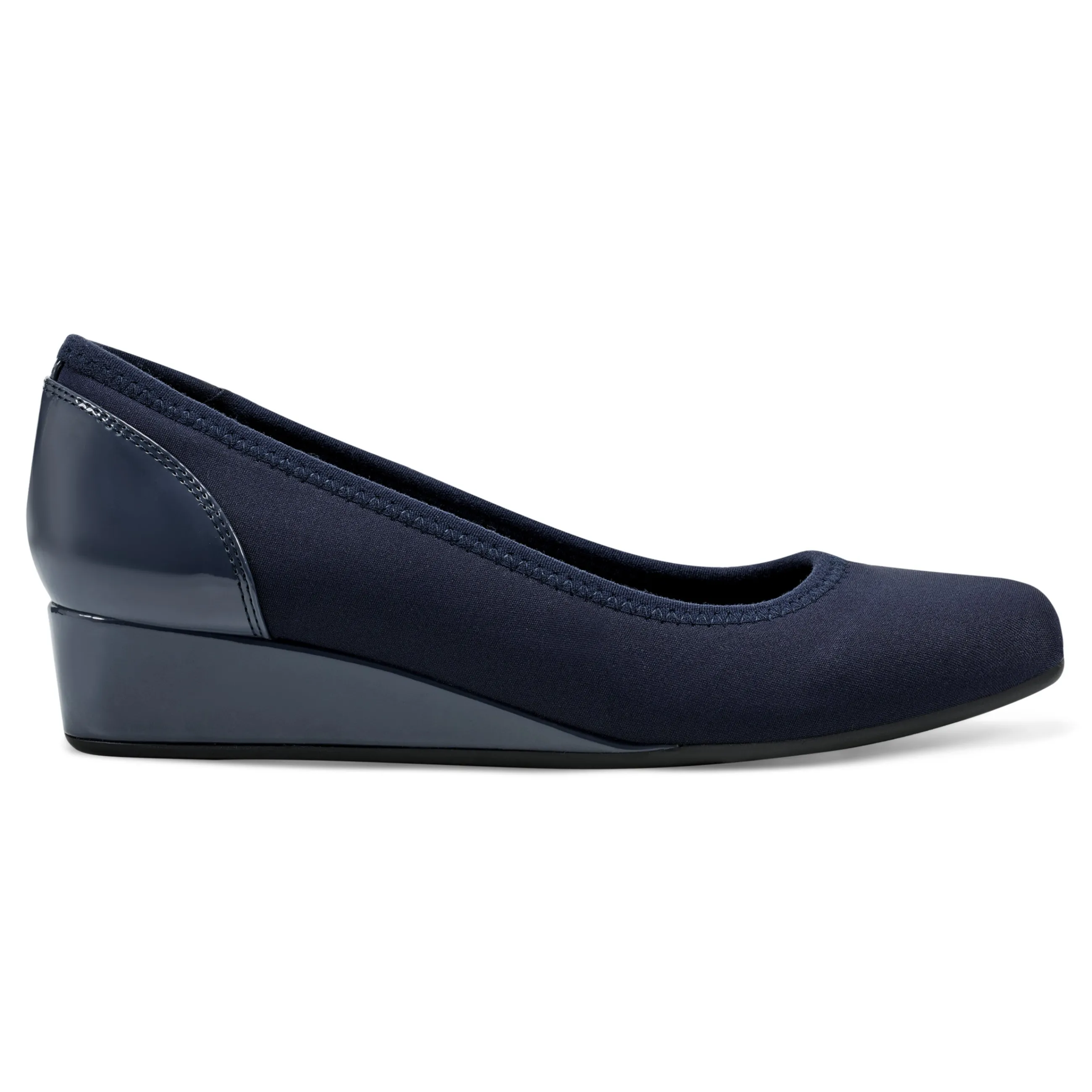 Online Easy Spirit Gwenyth Slip On Wedges Navy