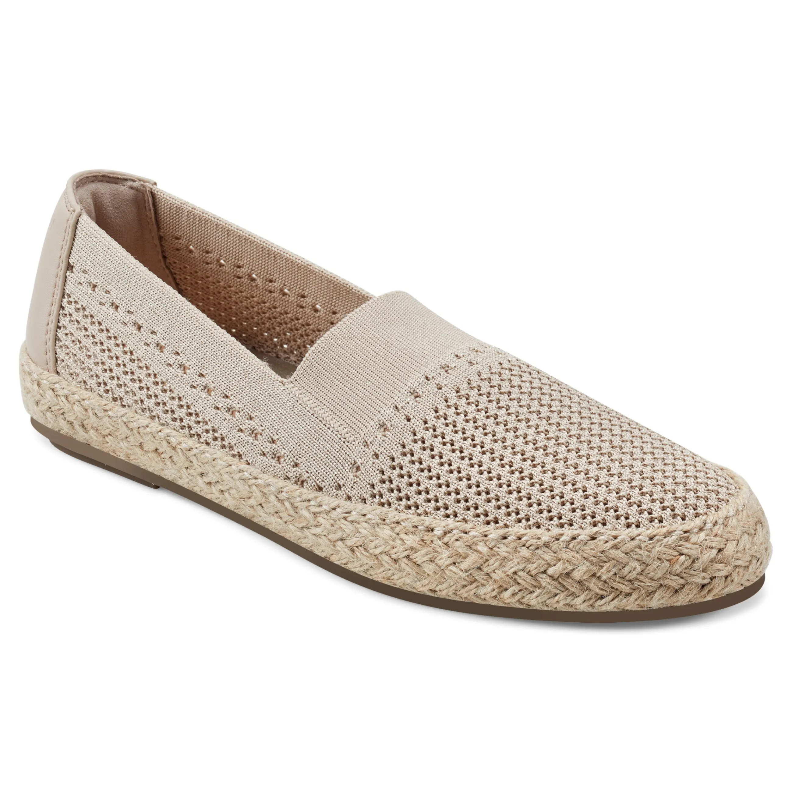 Best Easy Spirit Hassie Slip On Casual Espadrilles NaturalMetallic