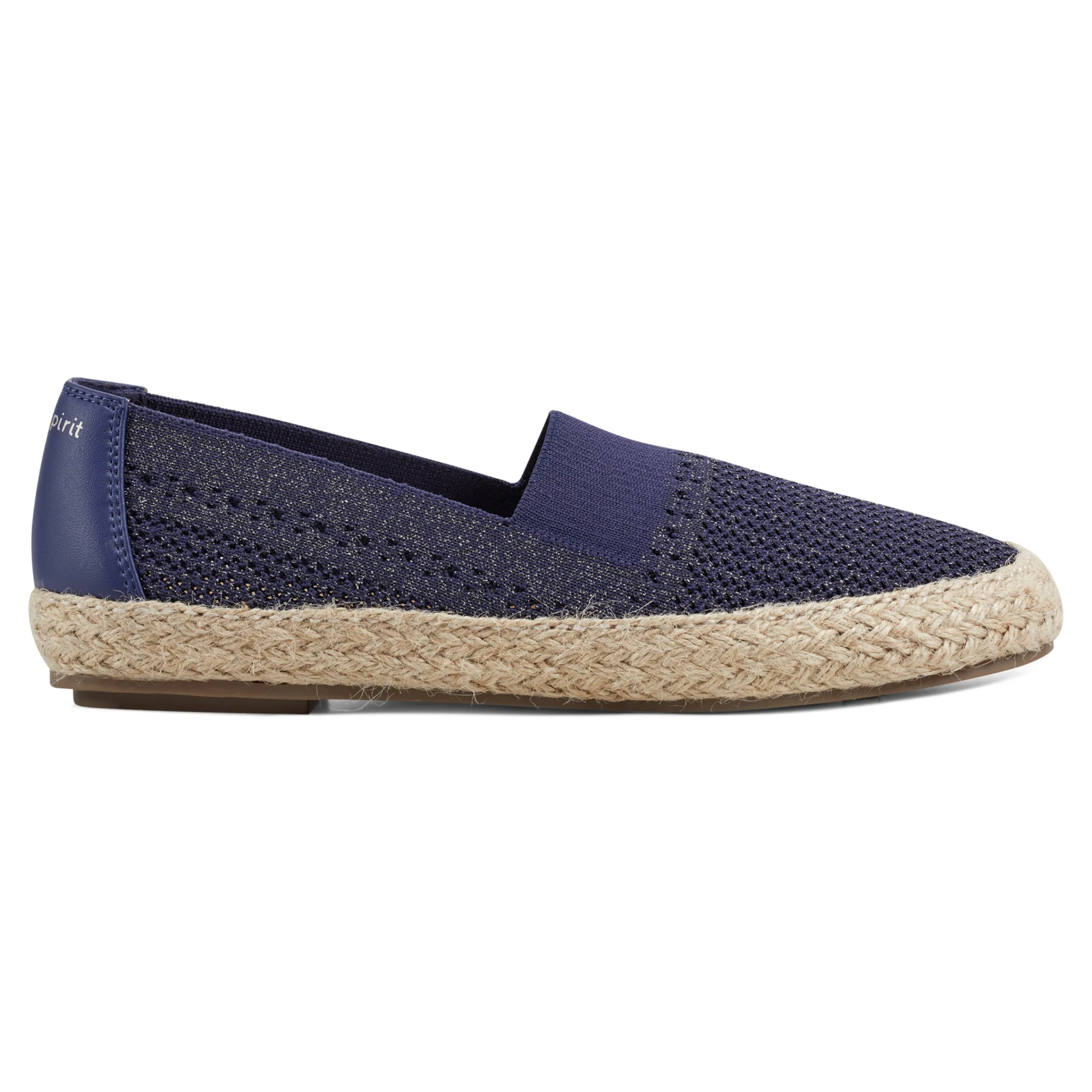 Flash Sale Easy Spirit Hassie Slip On Casual Espadrilles NavyMetallic