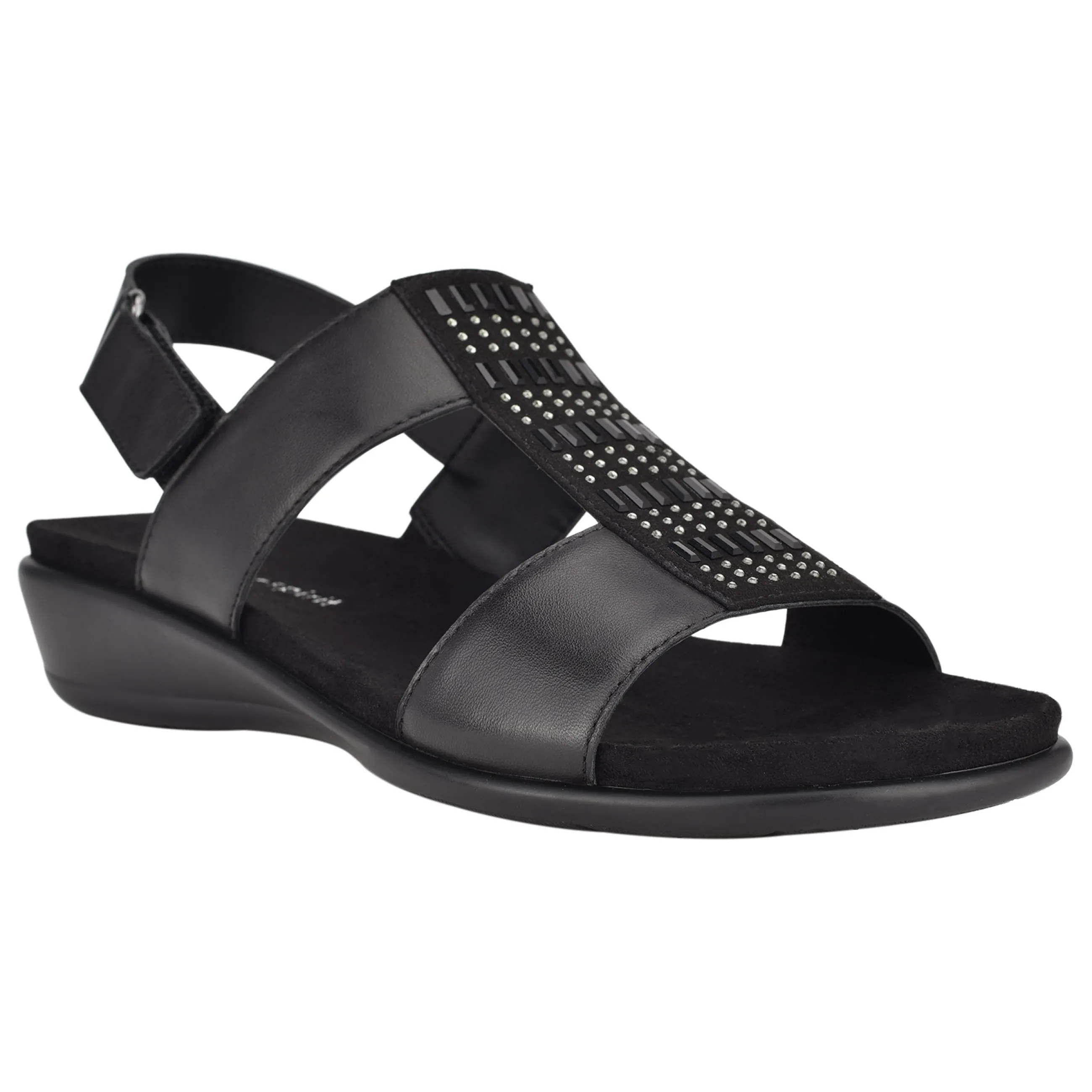 Flash Sale Easy Spirit Hazel Flat Sandals Black