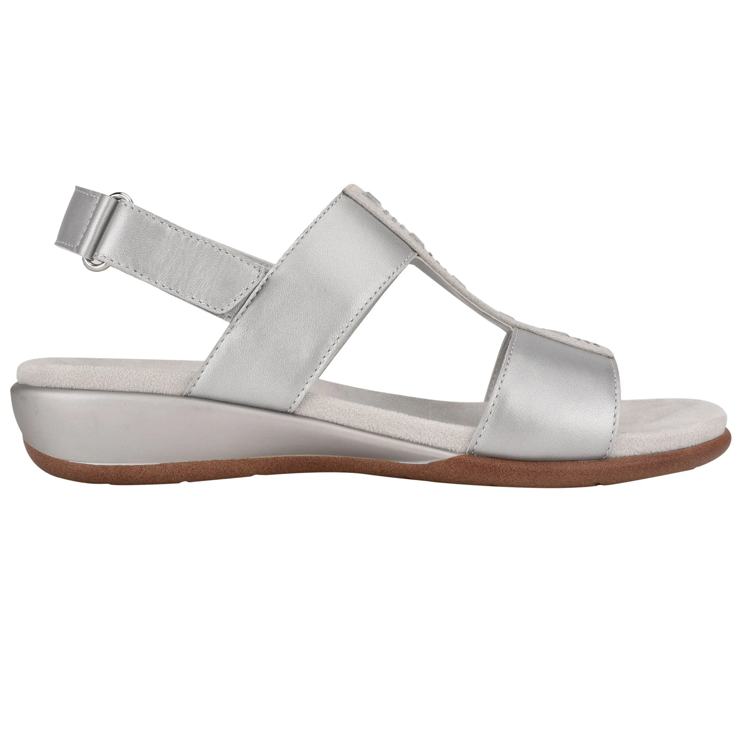 Flash Sale Easy Spirit Hazel Flat Sandals Silver