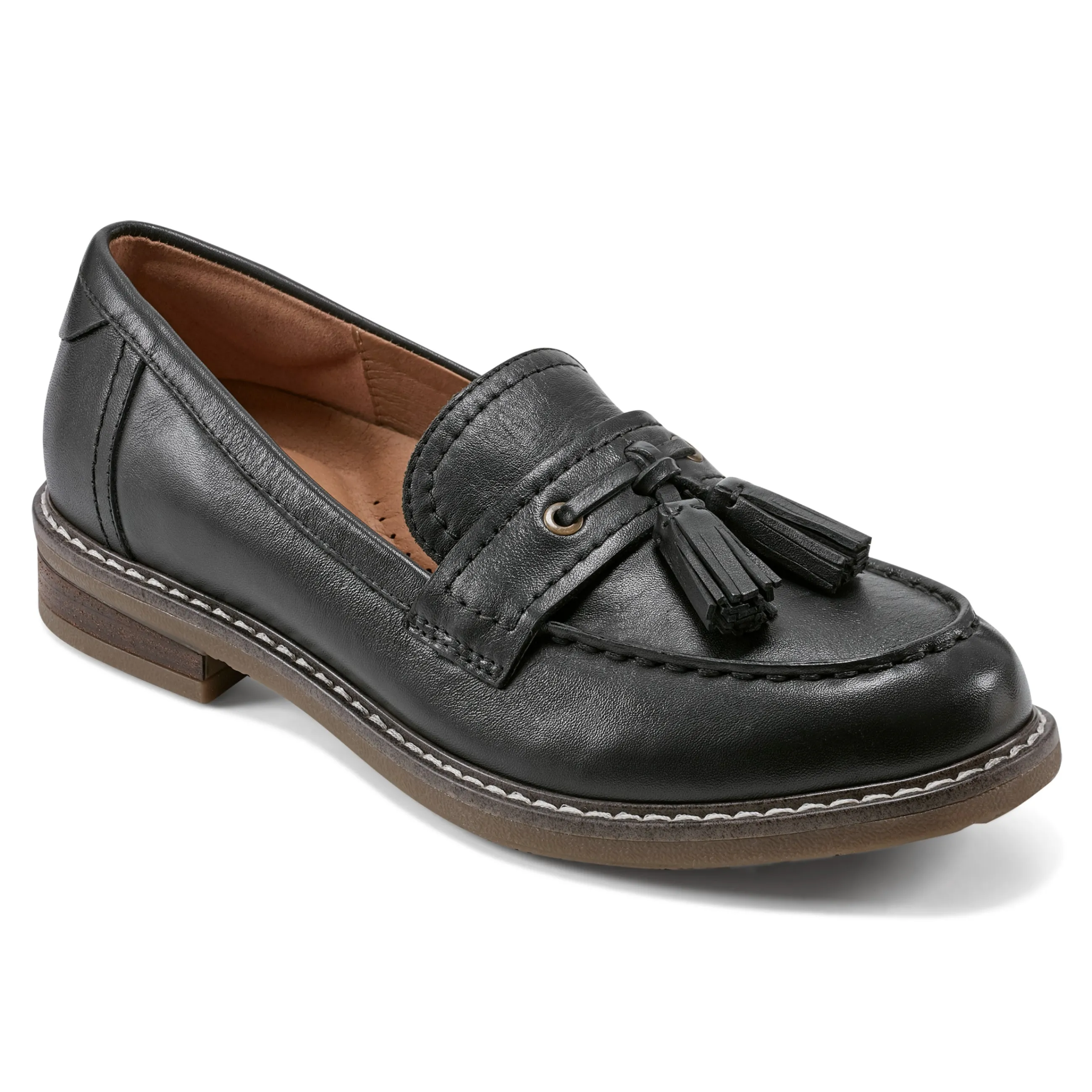 Store Easy Spirit Janelle Casual Loafers BlackLeather