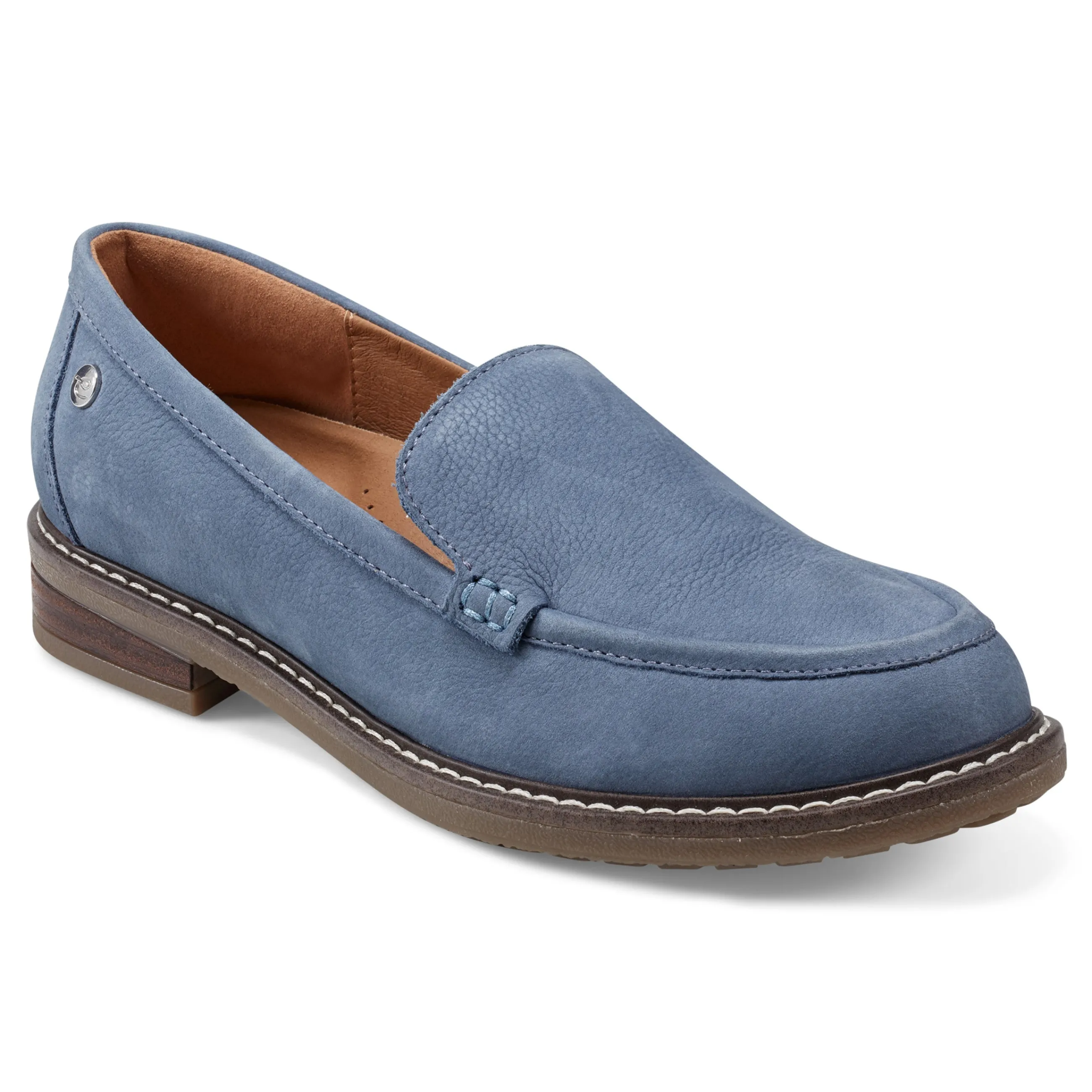 Outlet Easy Spirit Jaylin Casual Loafers MediumBlueLeather