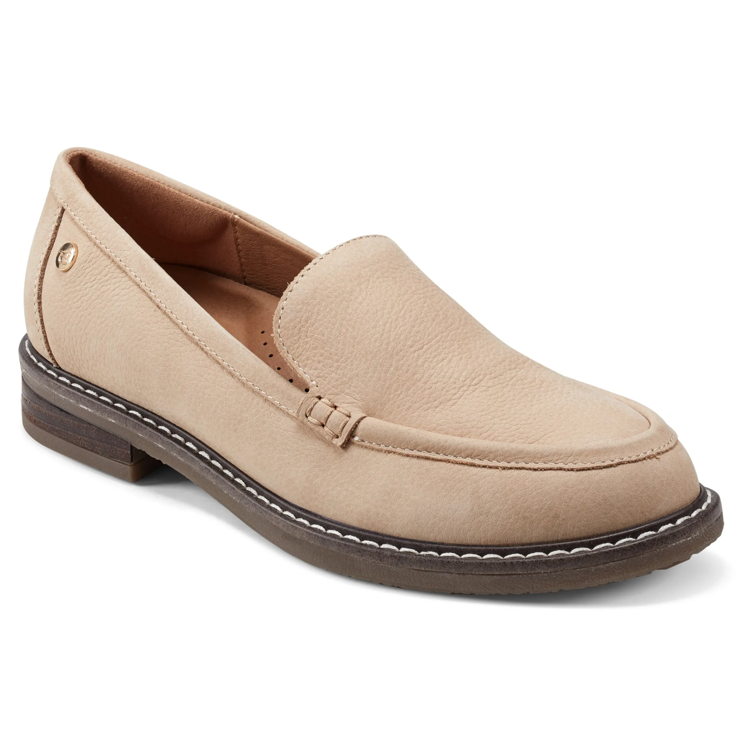 Cheap Easy Spirit Jaylin Casual Loafers NaturalLeather