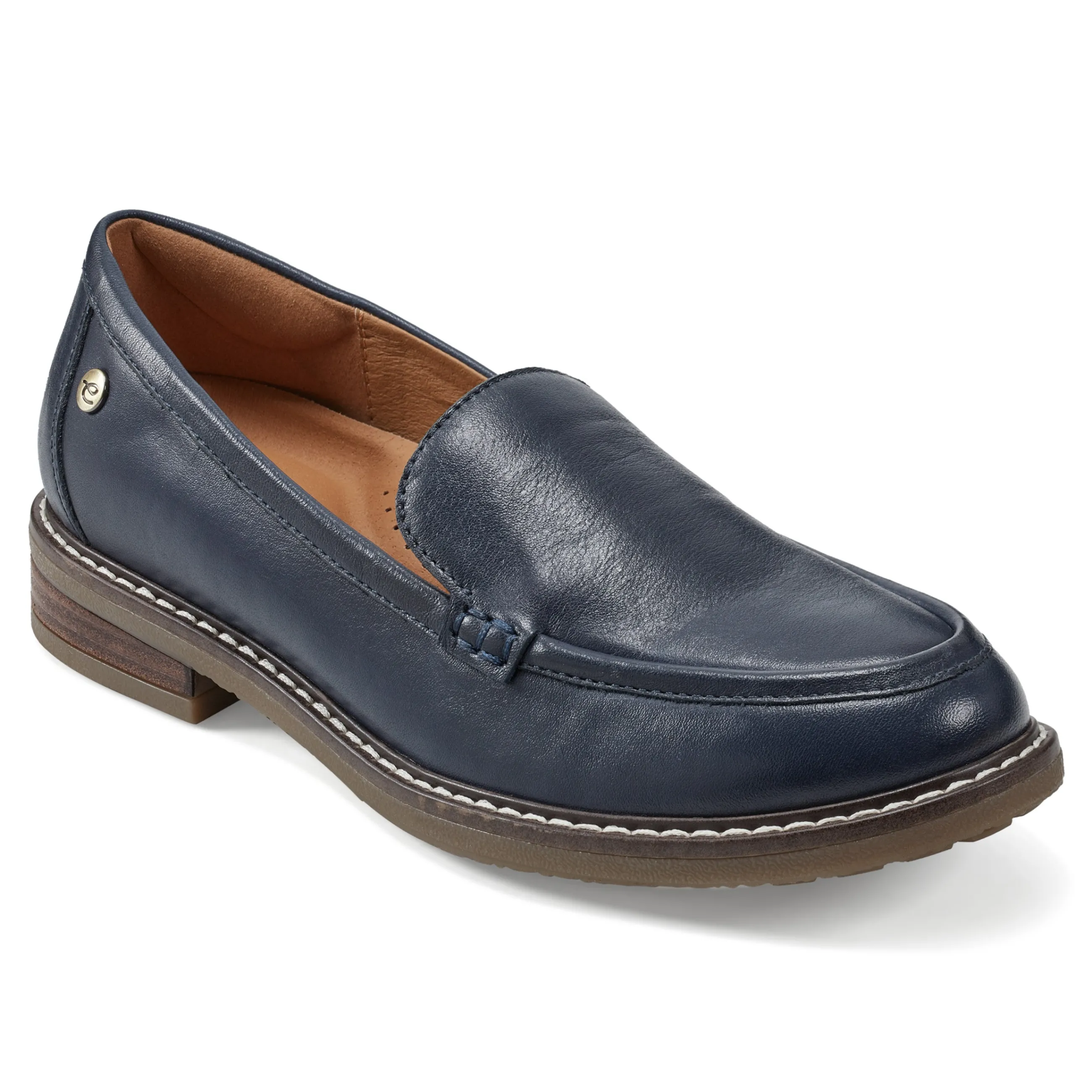 Best Easy Spirit Jaylin Casual Loafers NavyLeather