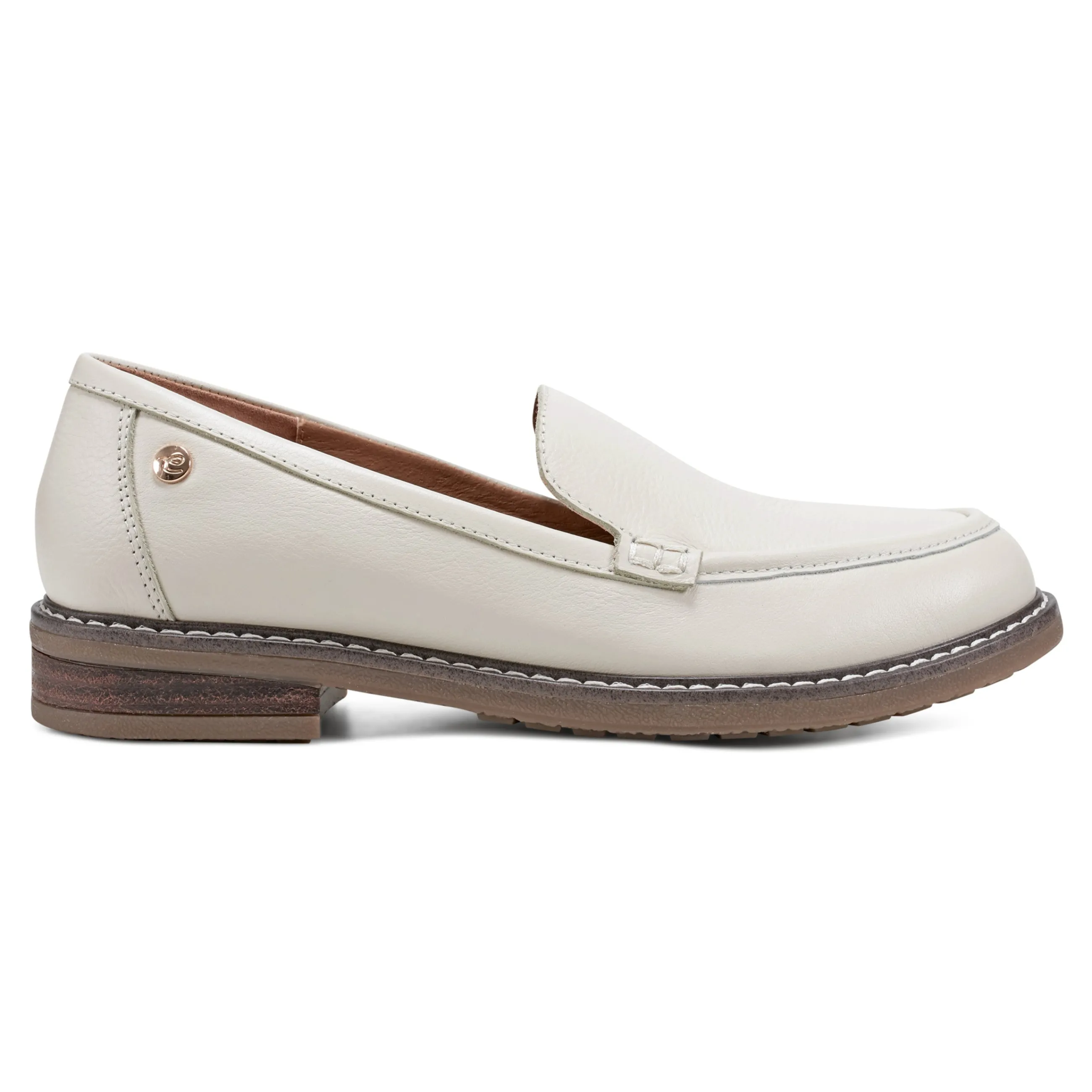 Clearance Easy Spirit Jaylin Casual Loafers IvoryLeather