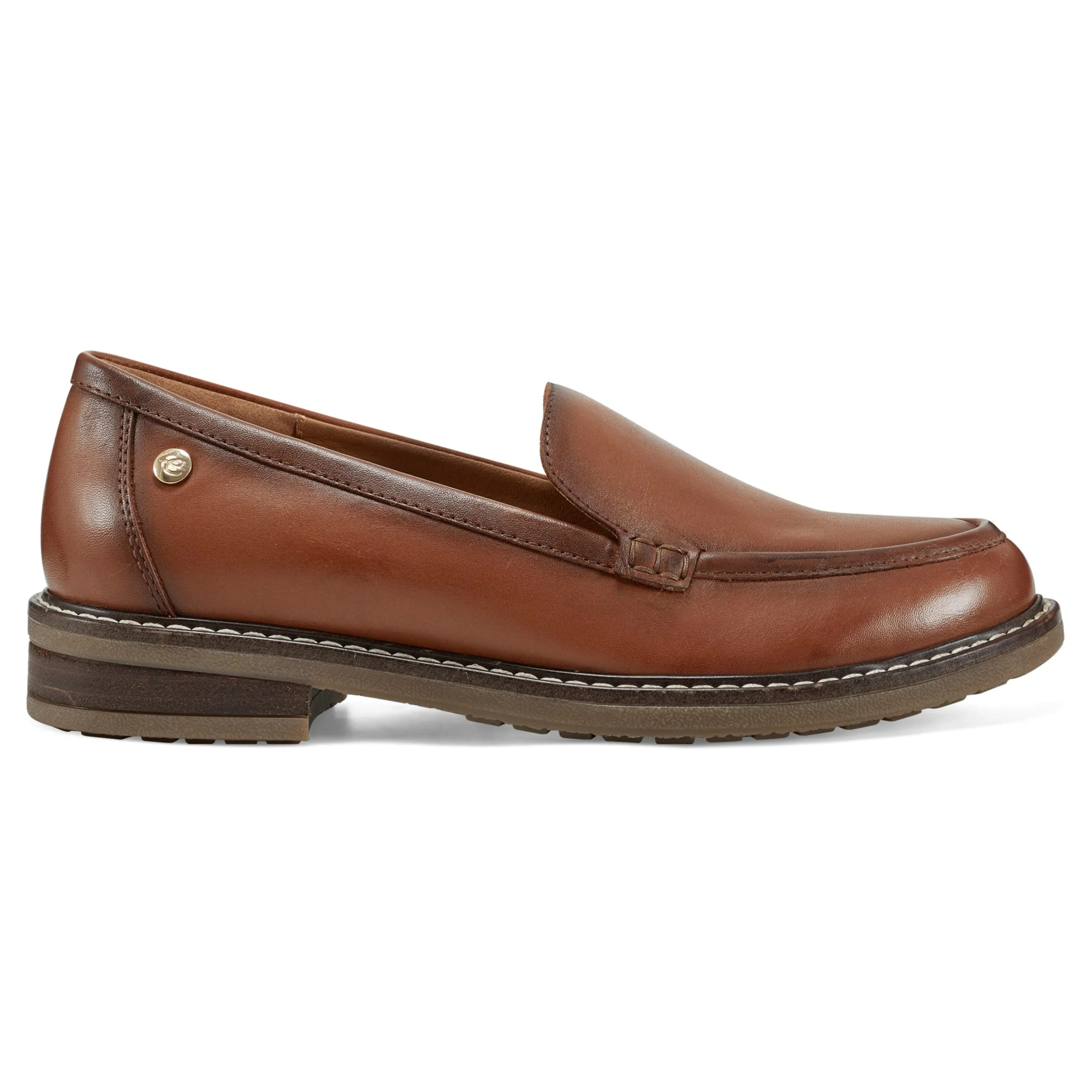 Outlet Easy Spirit Jaylin Casual Loafers MediumBrownLeather