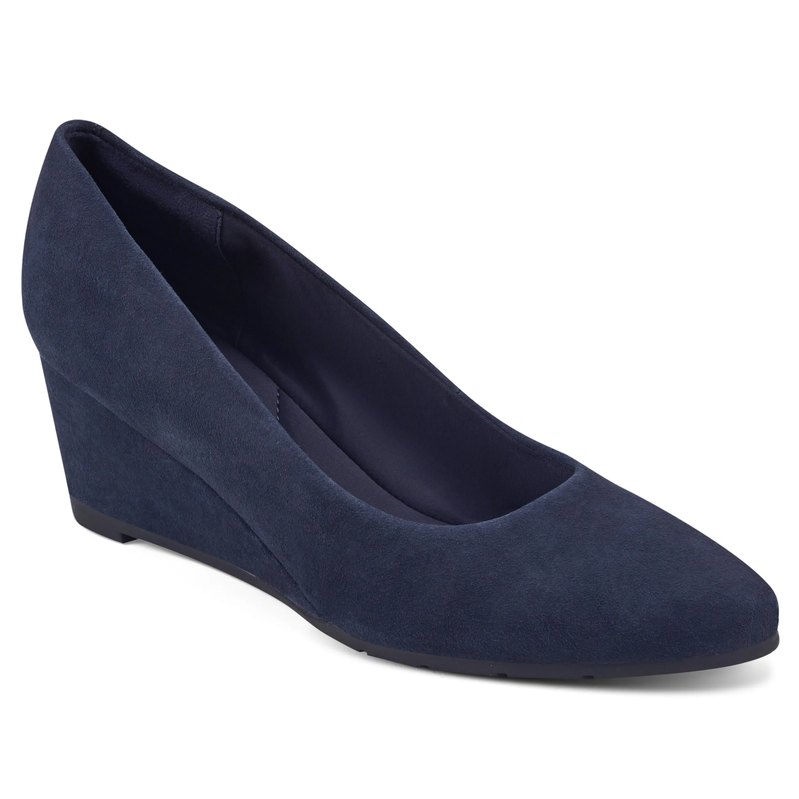 Online Easy Spirit Jinger Dress Wedges NavySuede