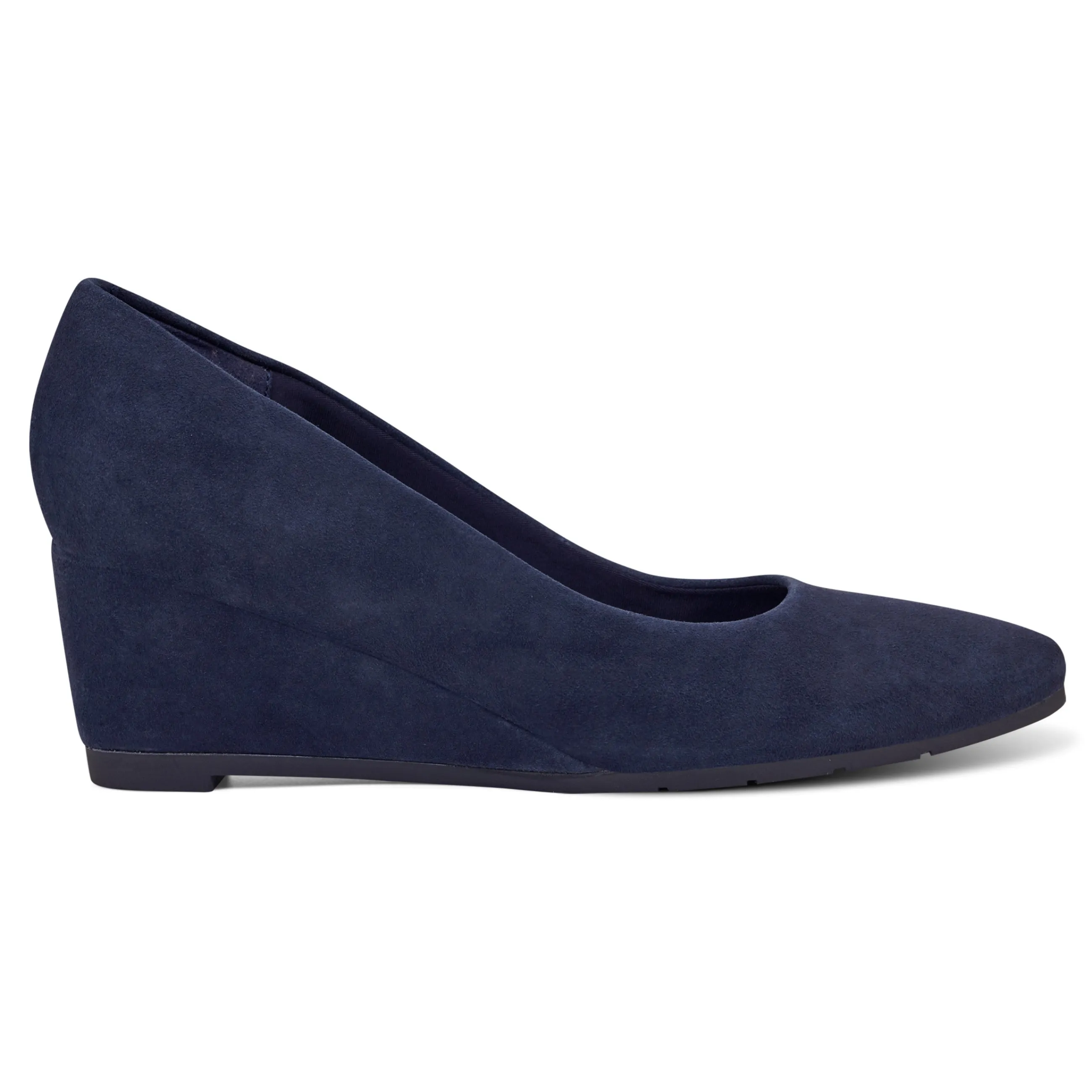 Online Easy Spirit Jinger Dress Wedges NavySuede