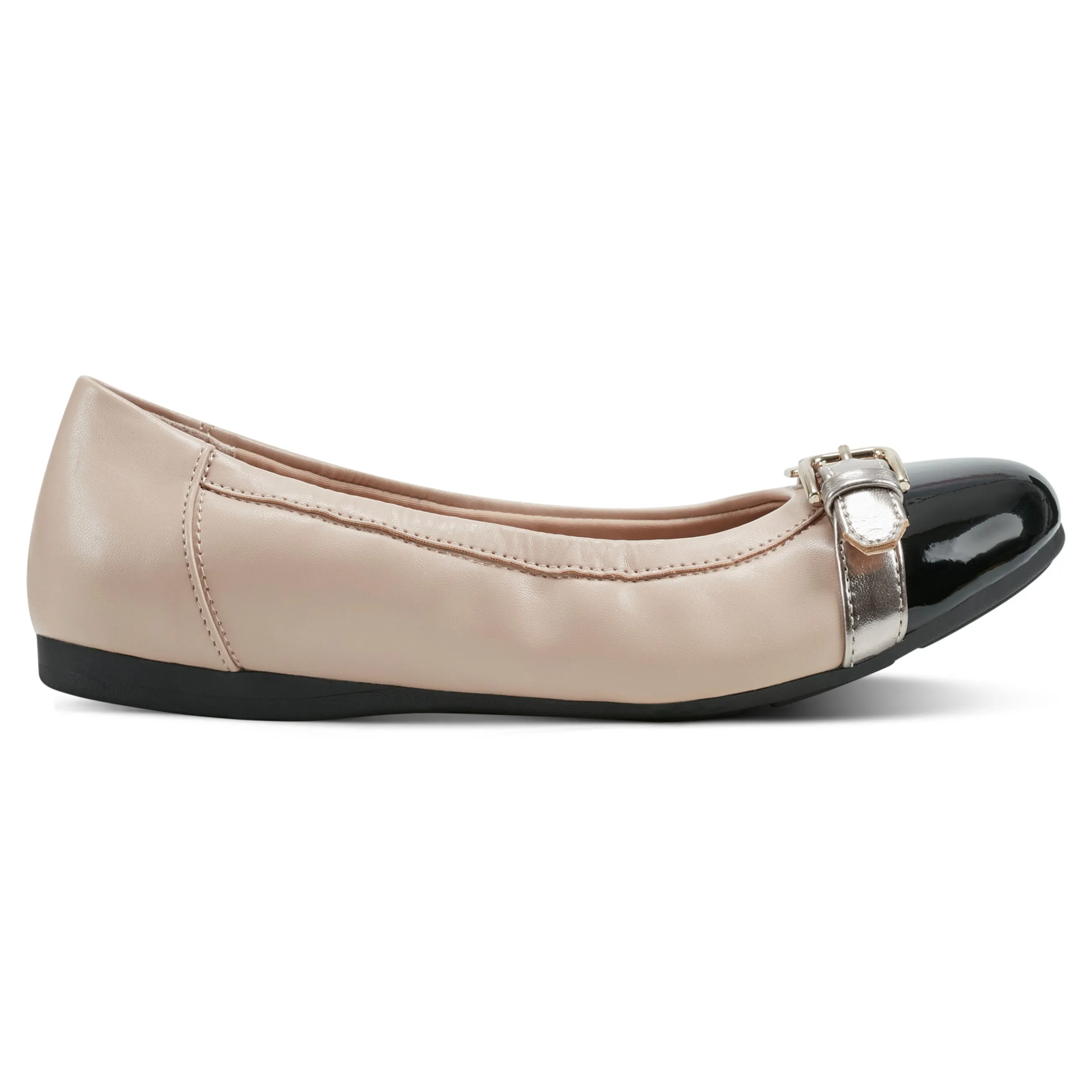 New Easy Spirit Kenna Ballet Flats NaturalLeather