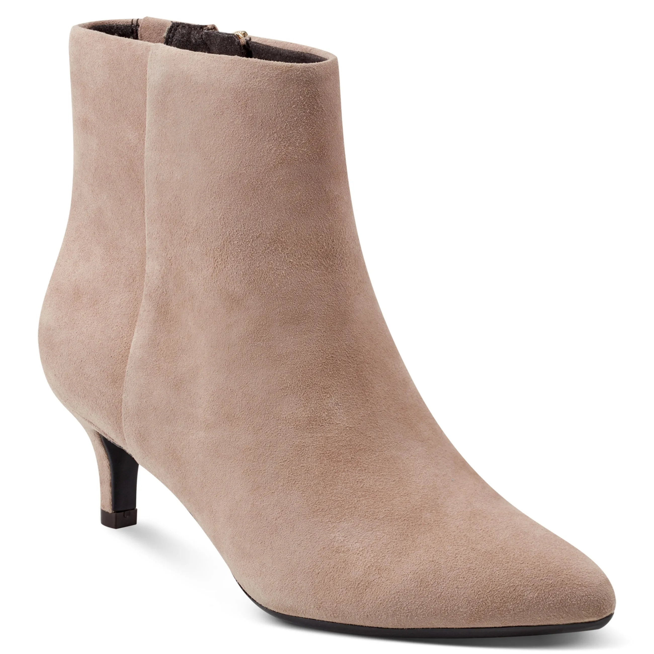 New Easy Spirit Laina Dress Booties TaupeSuede