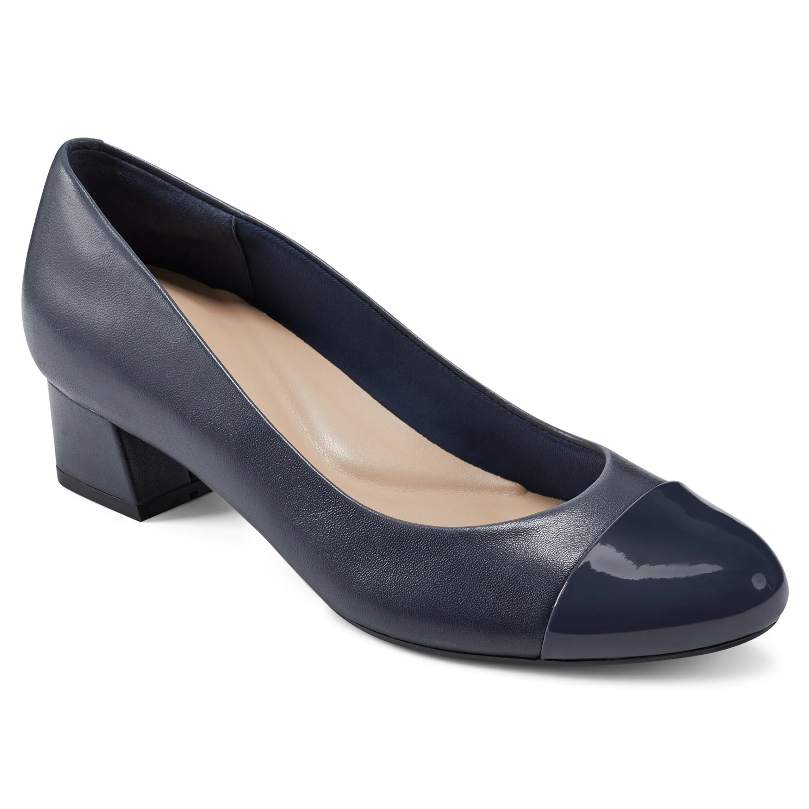 Shop Easy Spirit Libie Dress Pumps NavyLeather