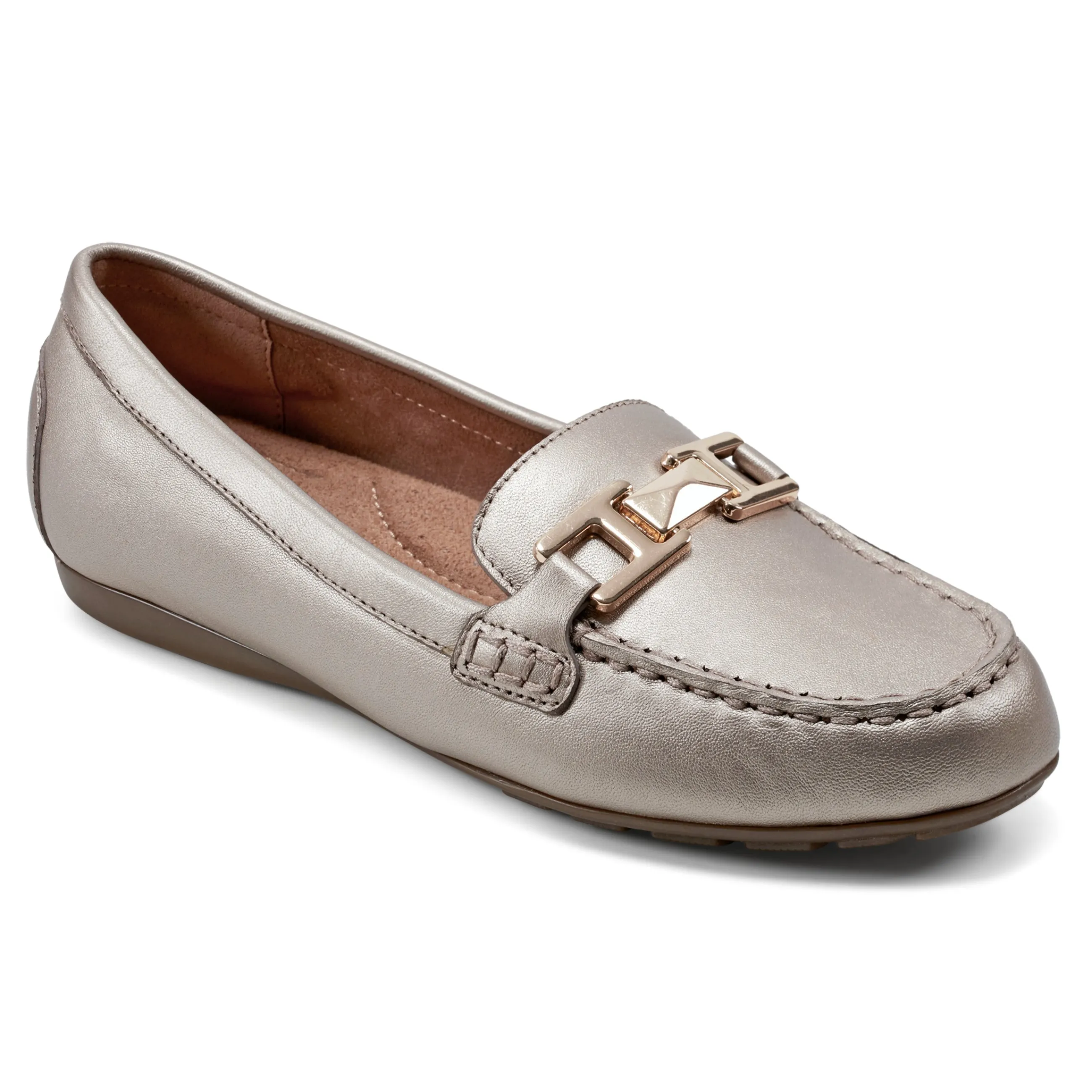 Discount Easy Spirit Mallorie Casual Loafers BronzePearlized