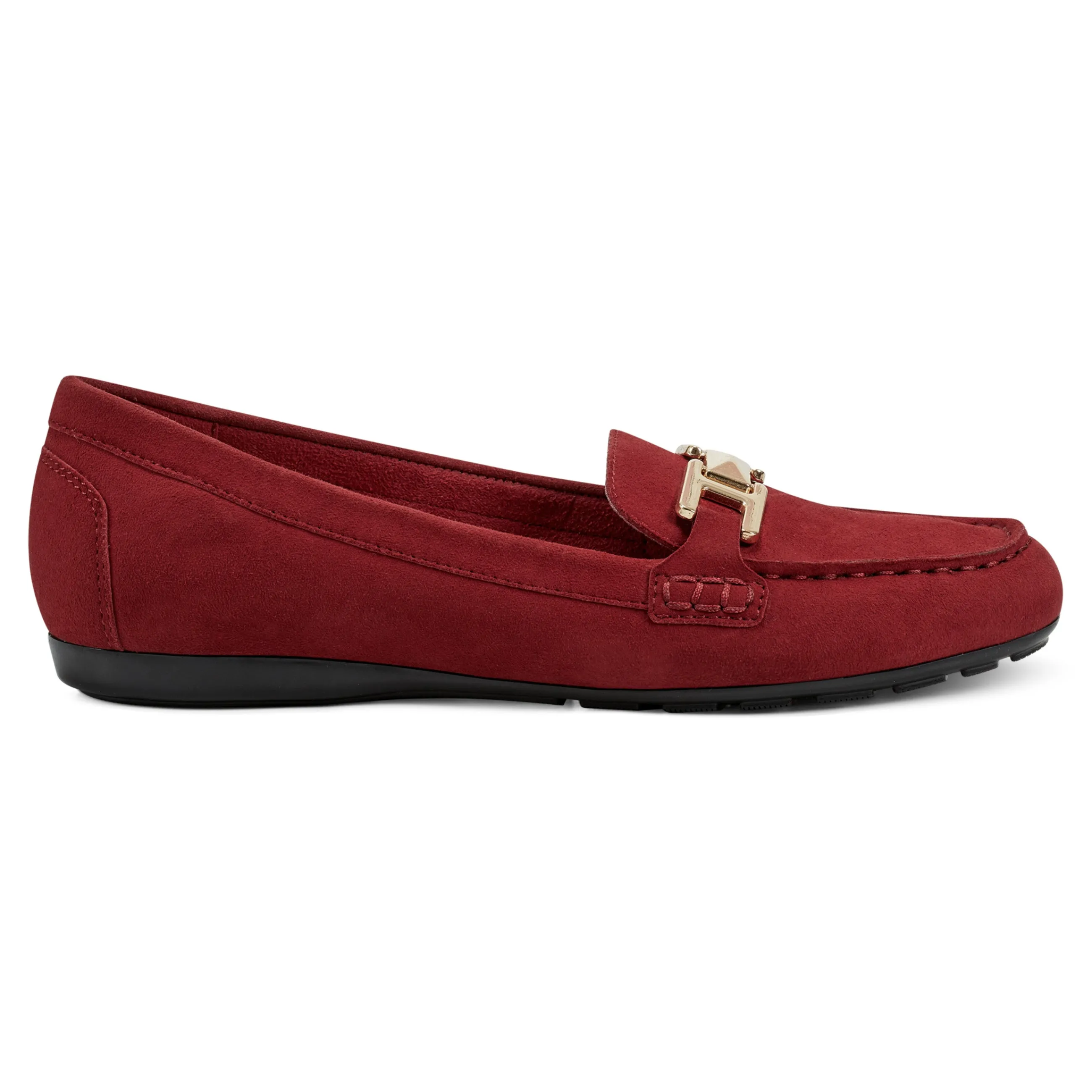 Cheap Easy Spirit Mallorie Casual Loafers Red