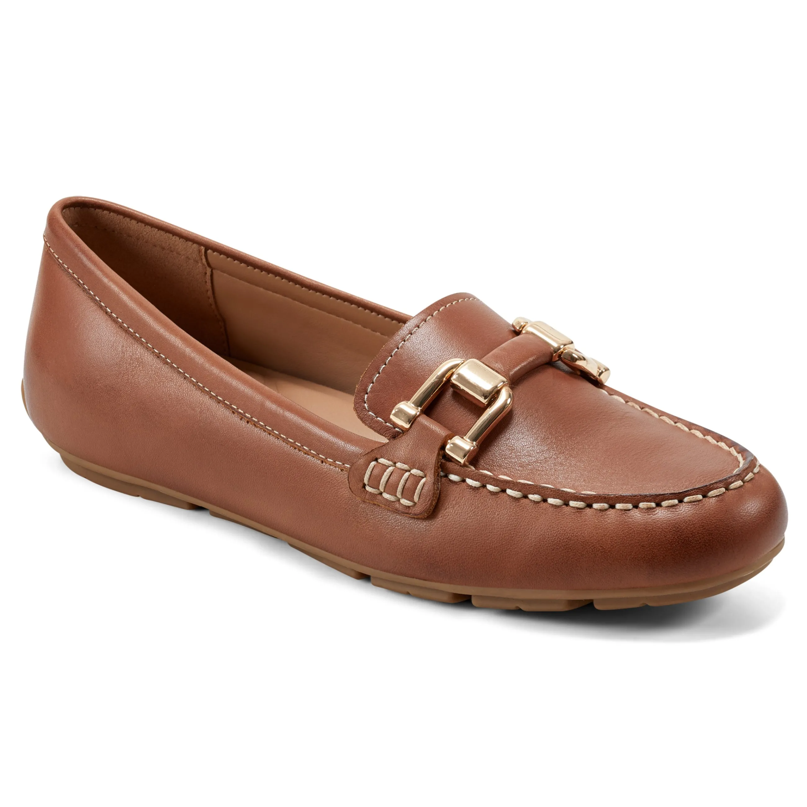 Best Easy Spirit Megan Casual Loafers BrownLeather