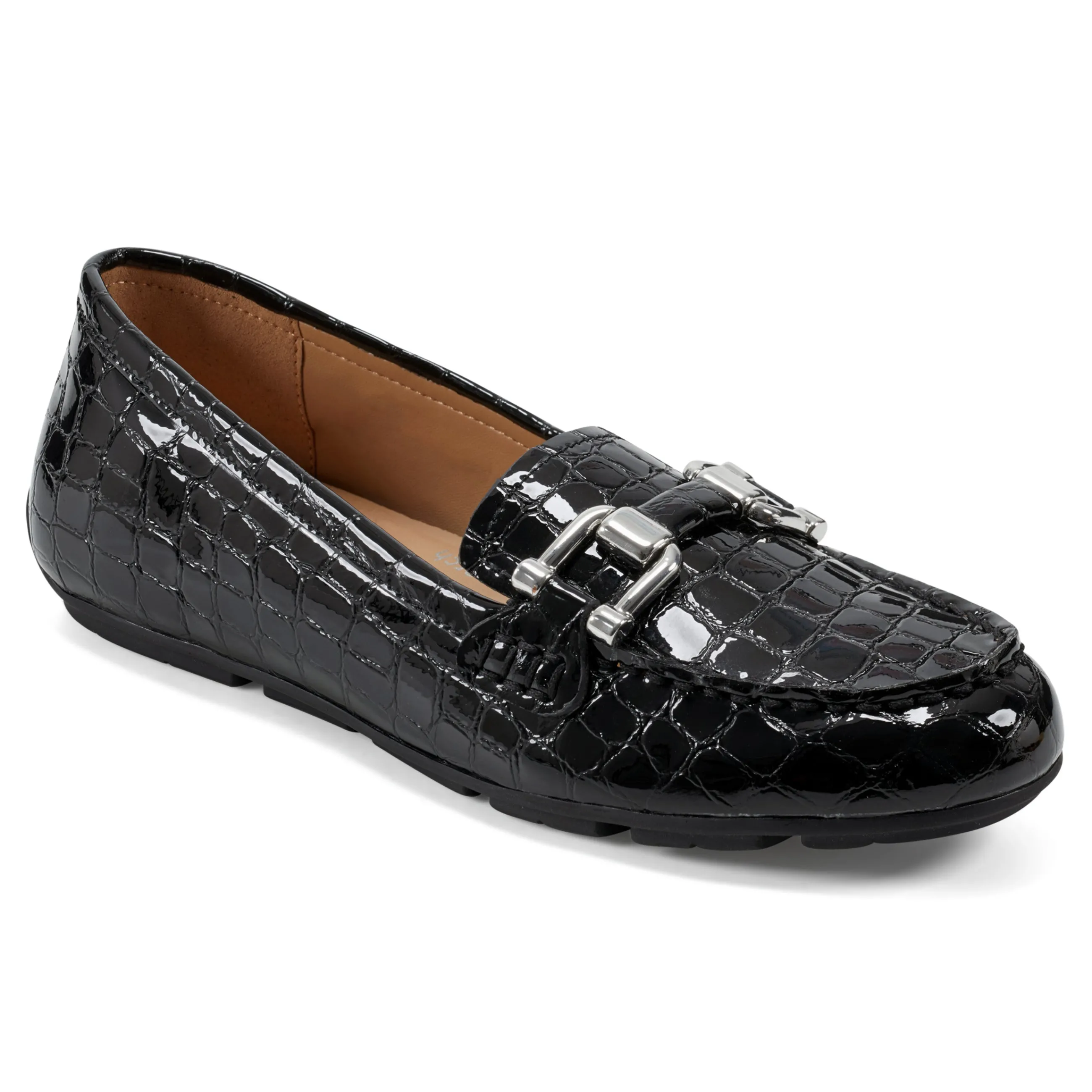 Store Easy Spirit Megan Casual Loafers BlackPatentCroco