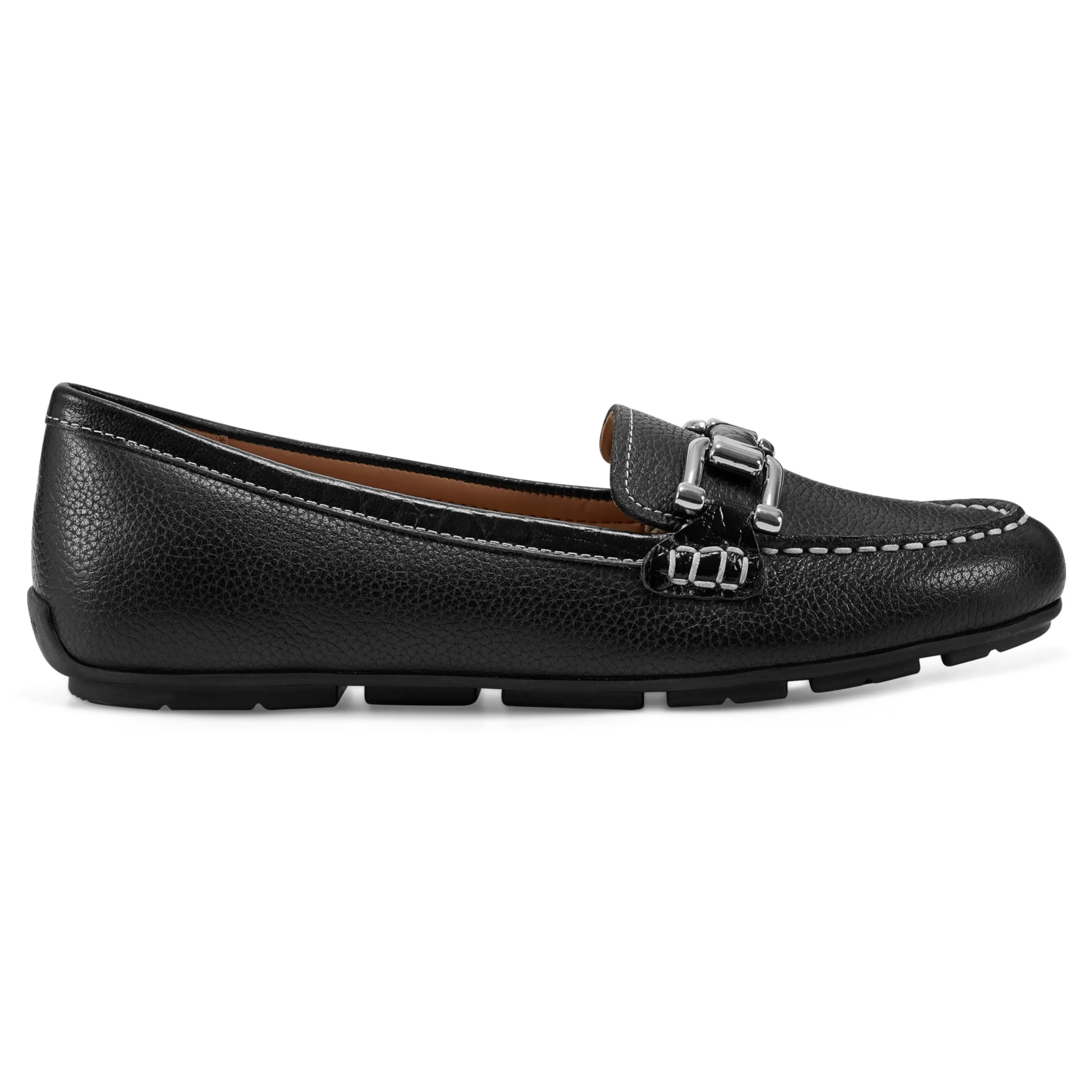 Store Easy Spirit Megan Casual Loafers BlackLeather