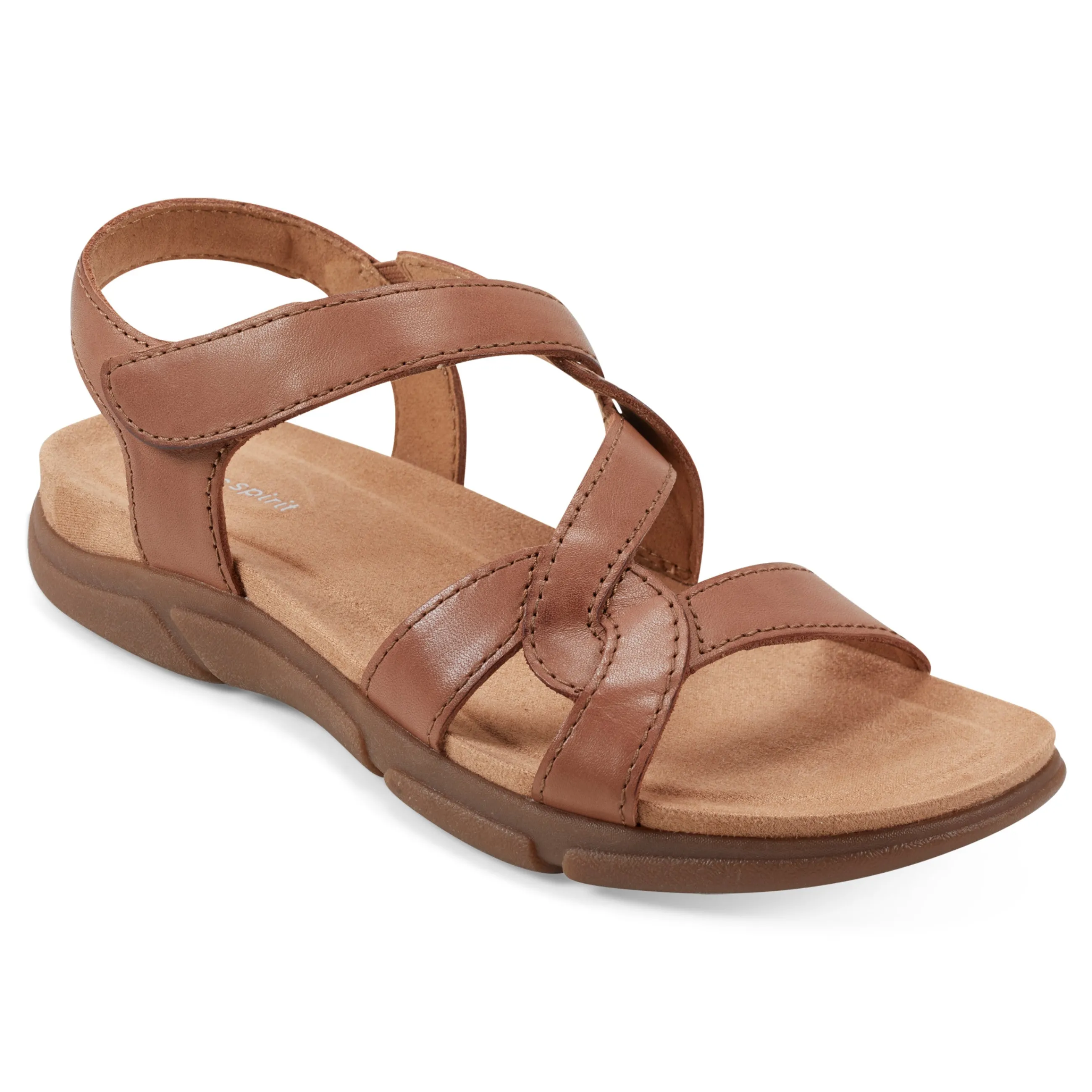 Clearance Easy Spirit Minny Casual Sandals BrownLeather