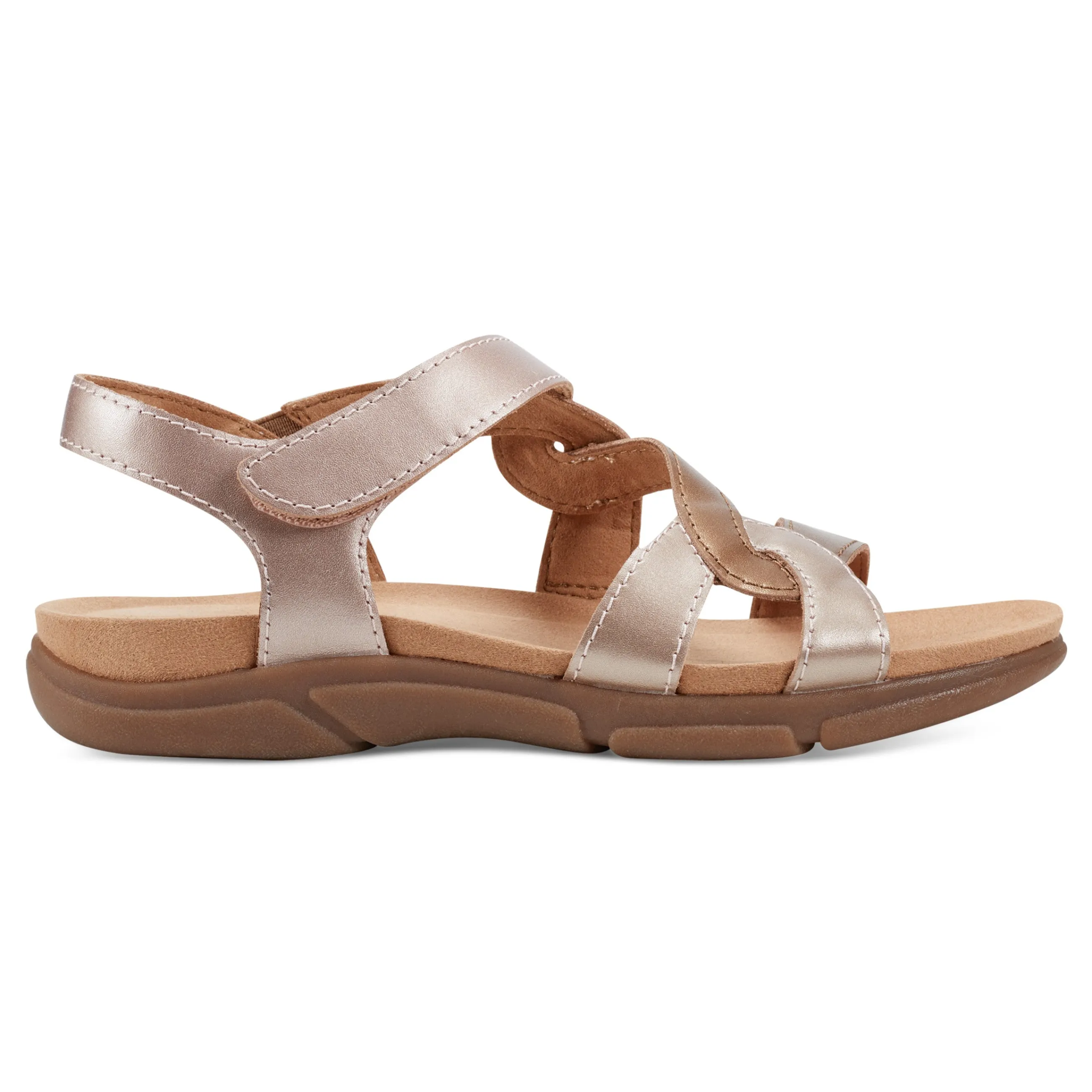 Cheap Easy Spirit Minny Casual Sandals PinkLeather