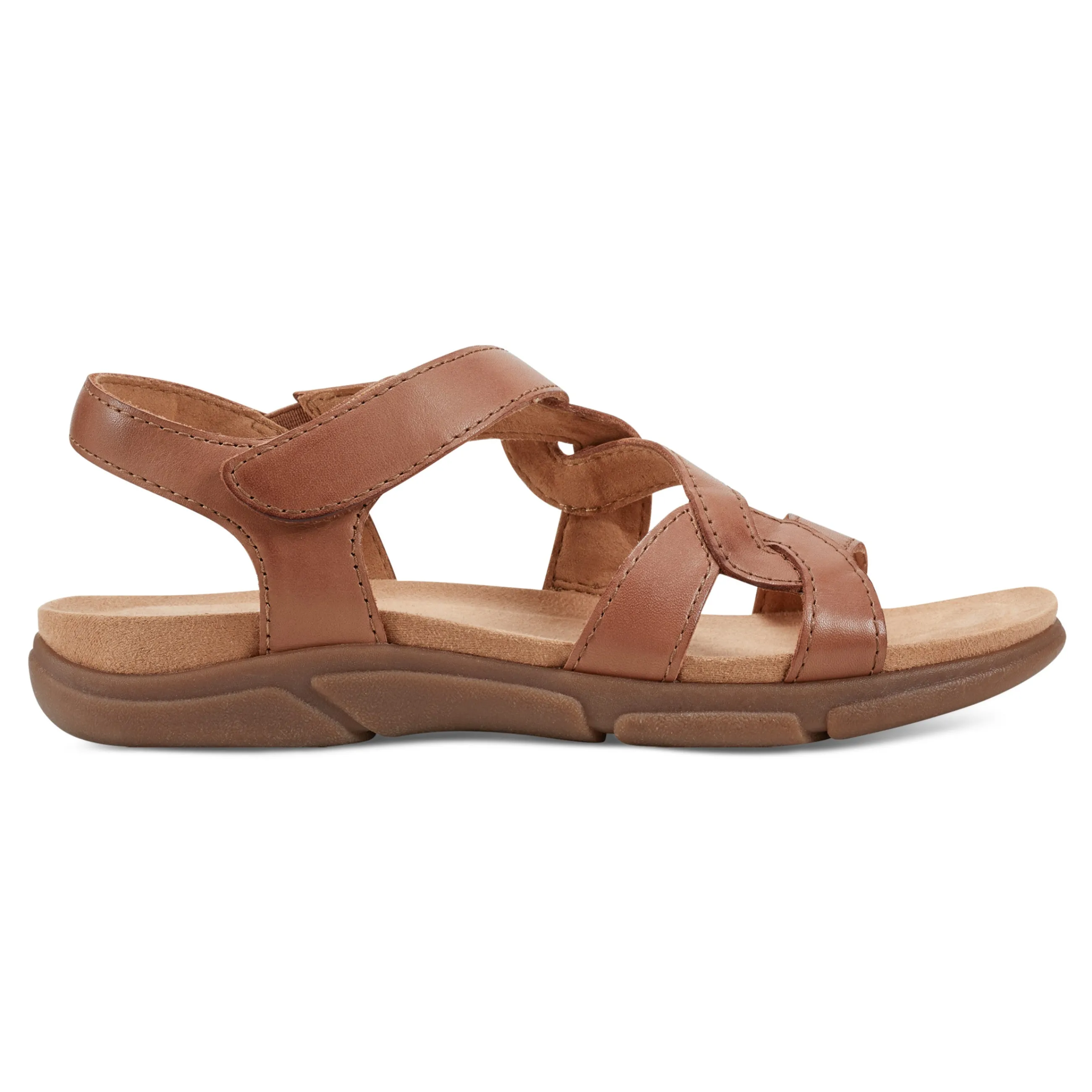 Clearance Easy Spirit Minny Casual Sandals BrownLeather