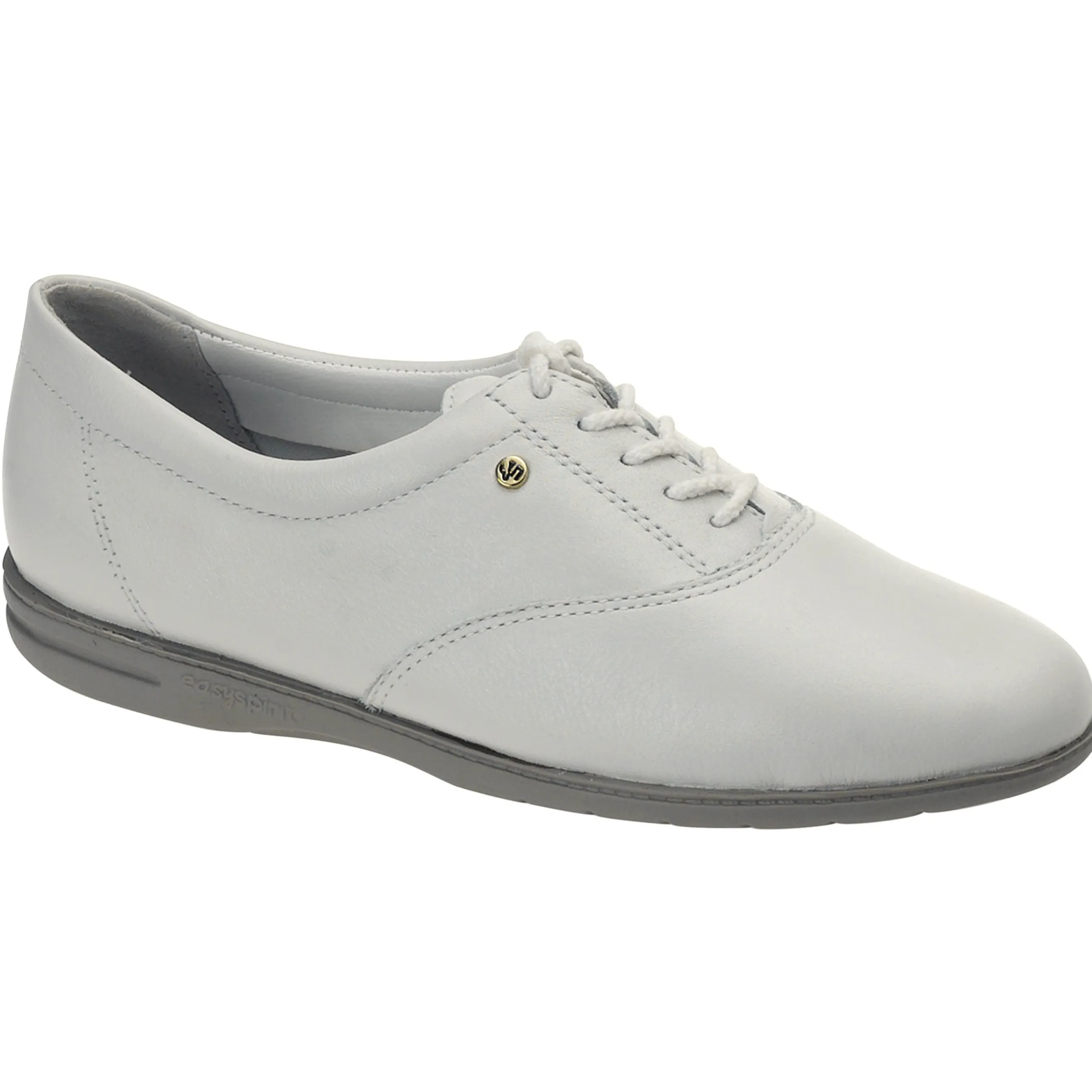 Fashion Easy Spirit Motion Leather Oxfords WhiteLeather