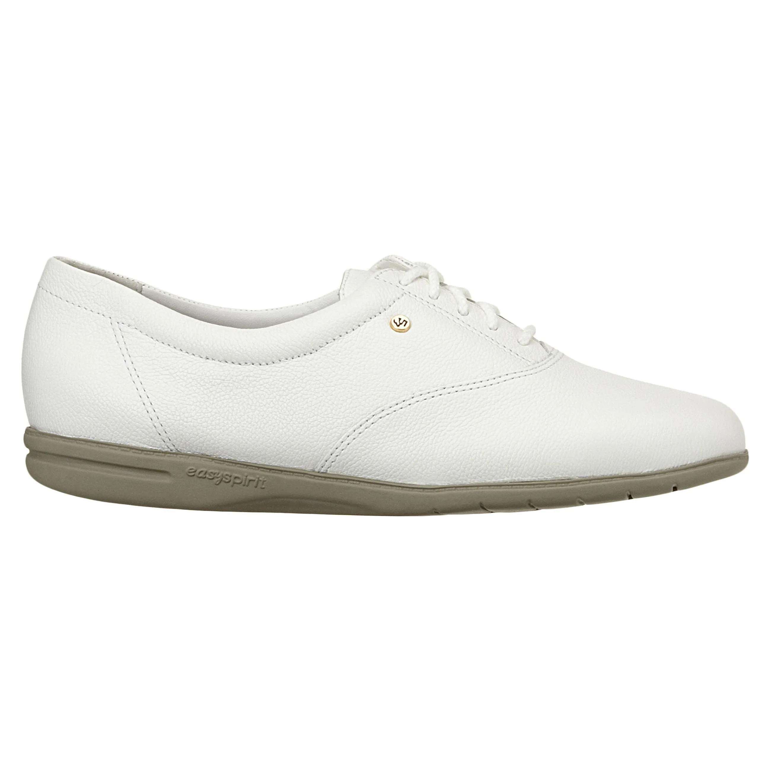 Fashion Easy Spirit Motion Leather Oxfords WhiteLeather