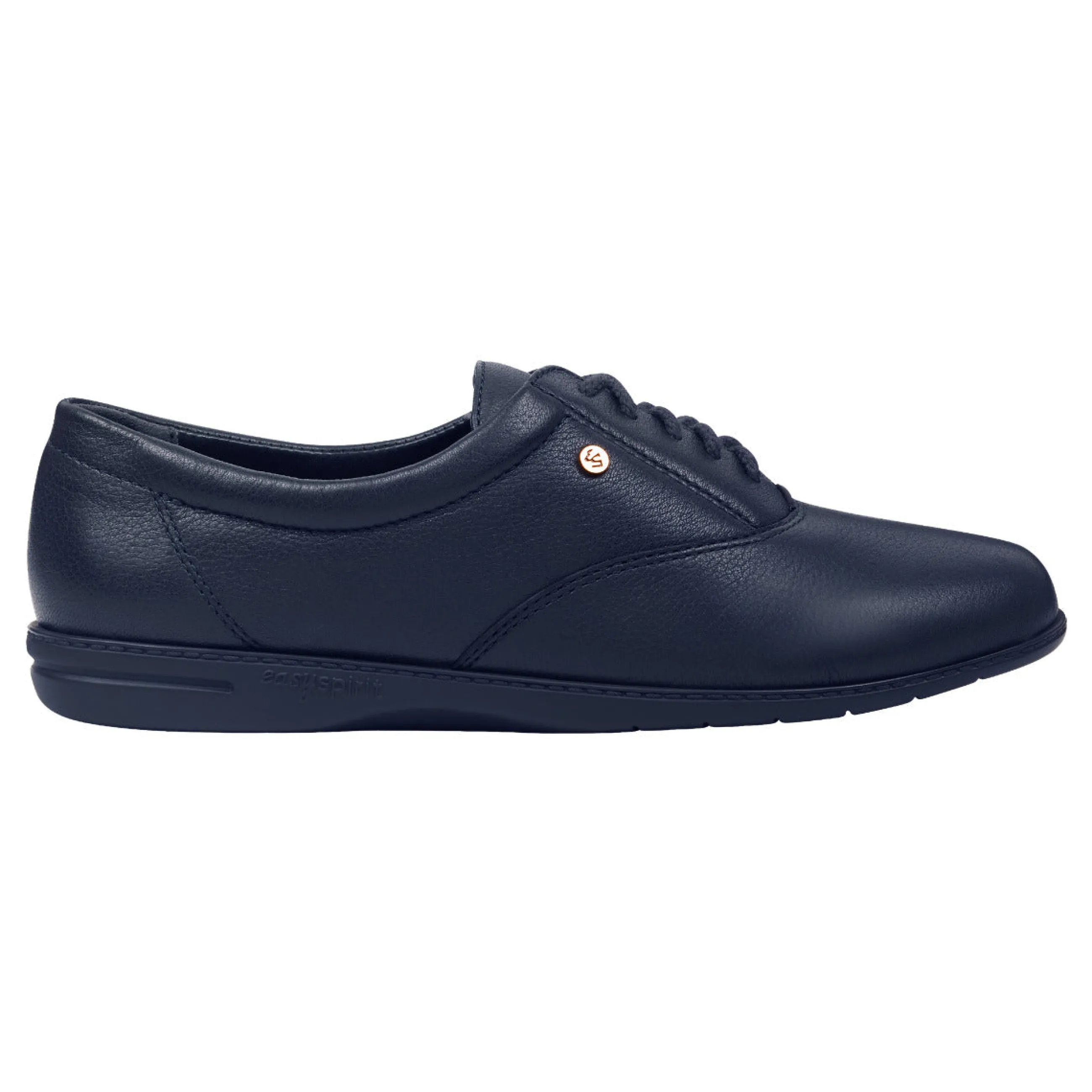 Shop Easy Spirit Motion Leather Oxfords NavyLeather