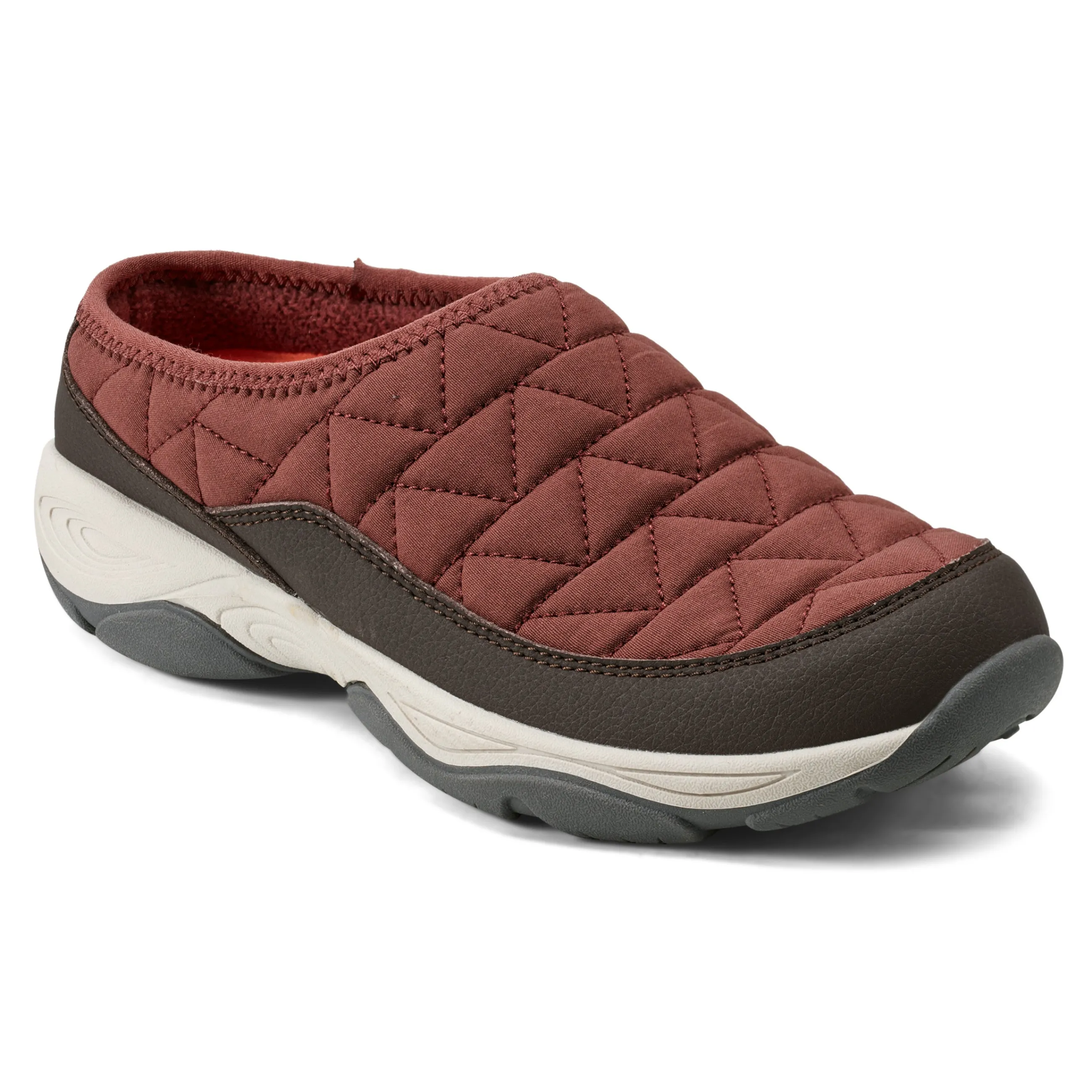 Fashion Easy Spirit Muffy Casual Clogs DarkRed