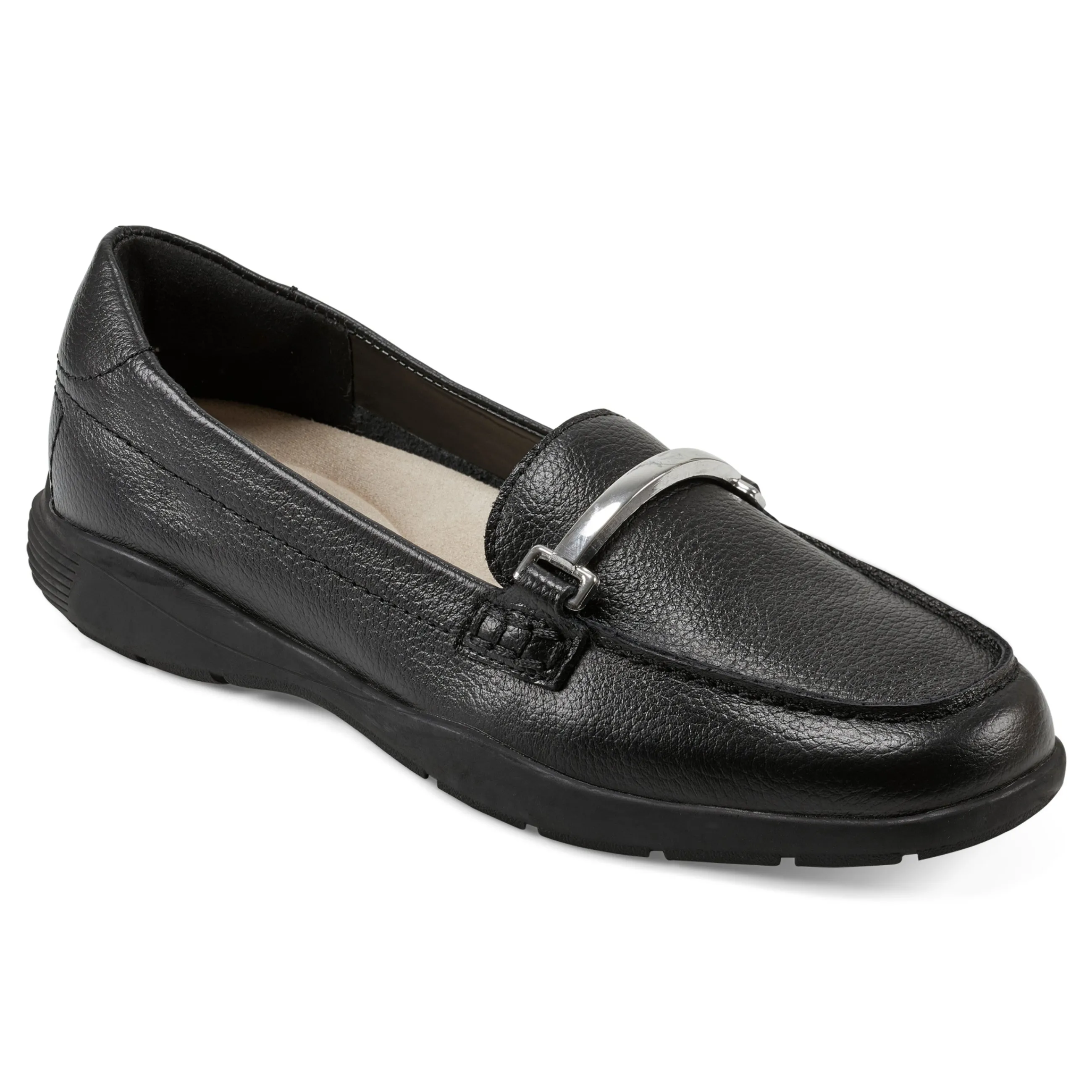 New Easy Spirit Paula Casual Loafers BlackLeather