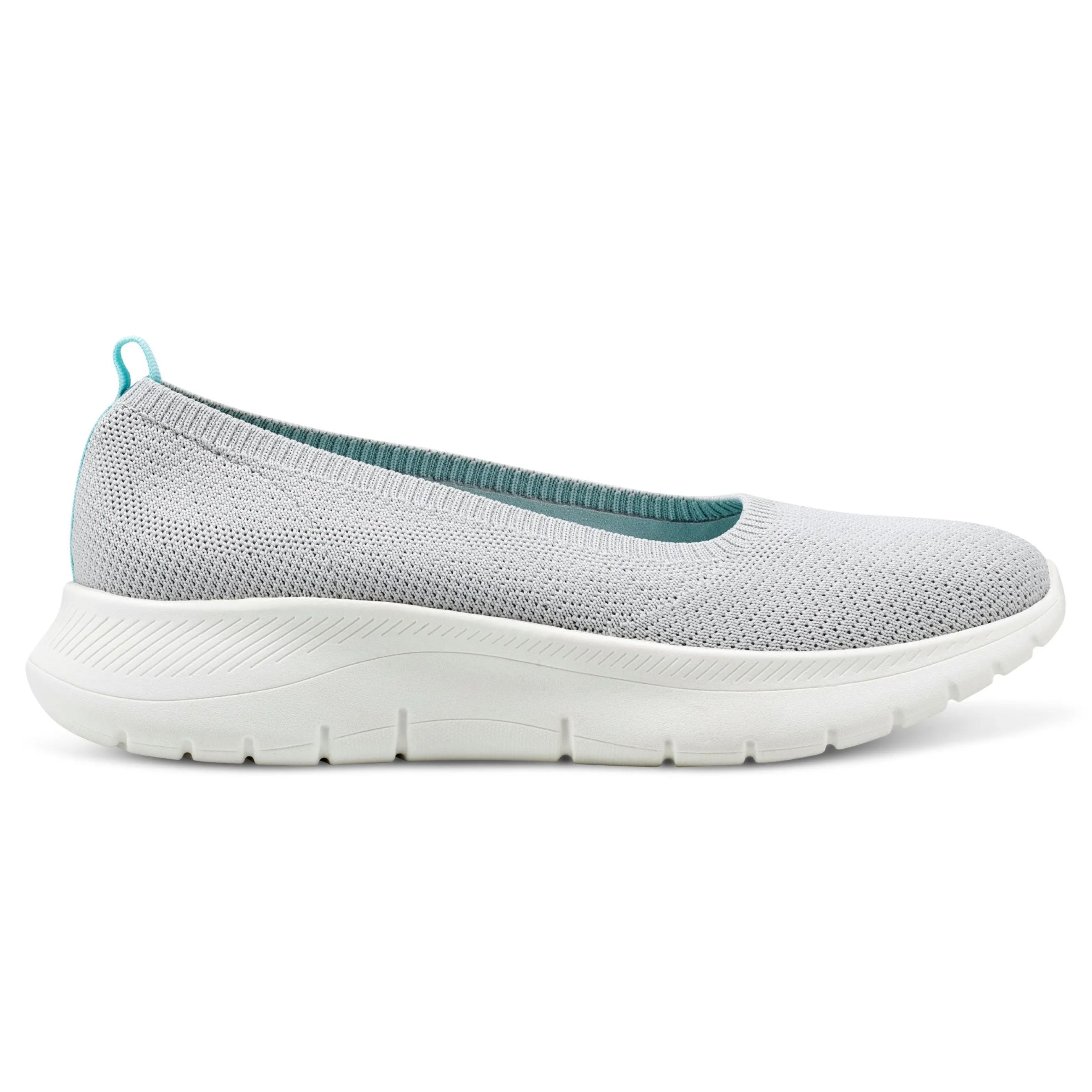 Discount Easy Spirit Peppy Walking Shoes GreyKnit