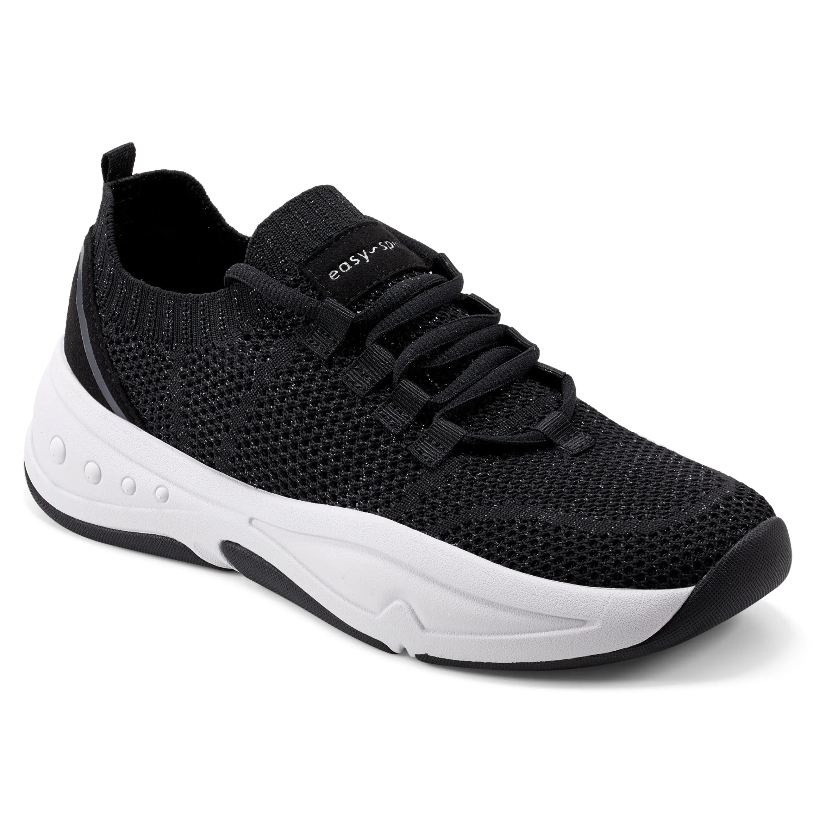 Store Easy Spirit Power Slip On Sneakers Black/White