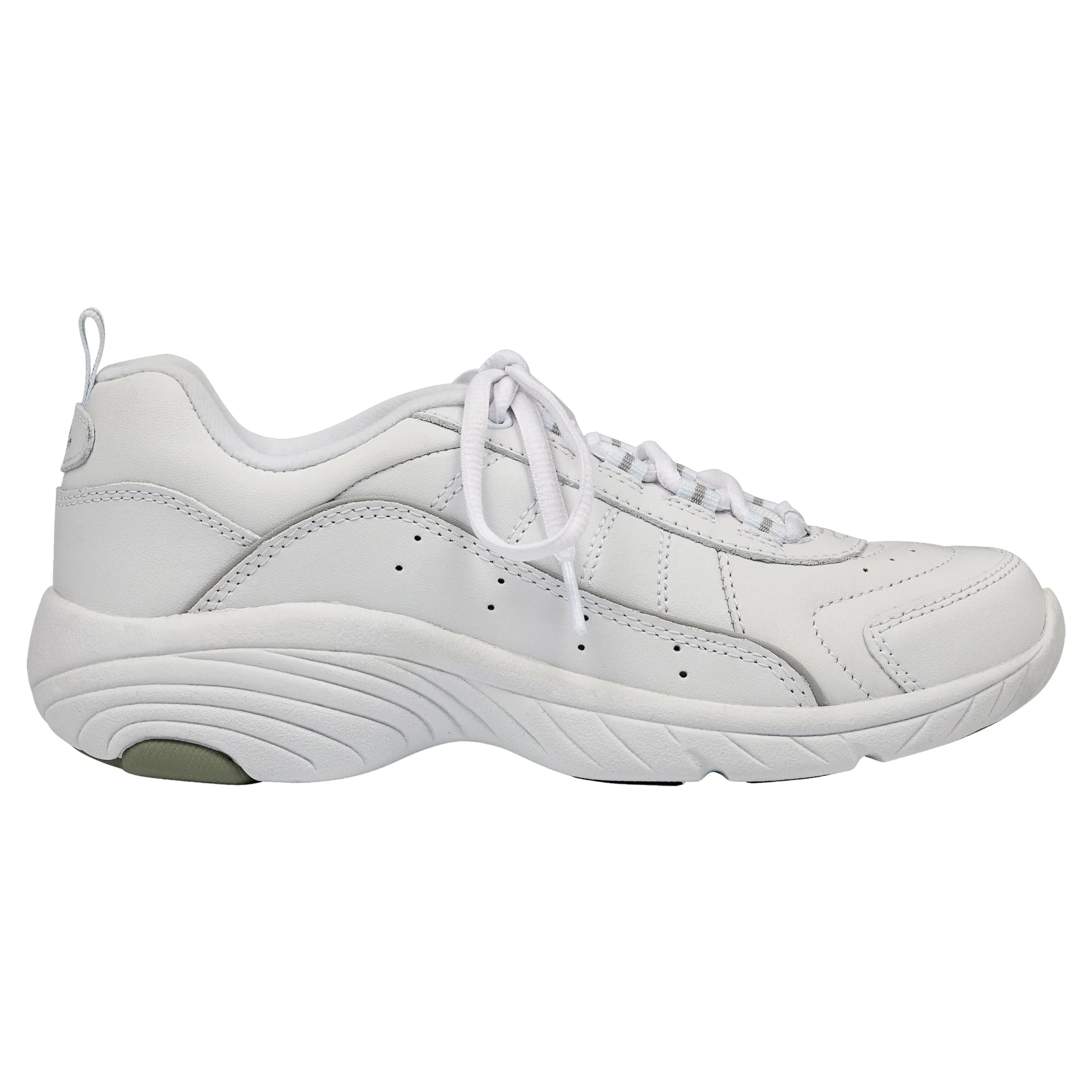 Cheap Easy Spirit Punter Athletic Shoes WhiteGreyLeather