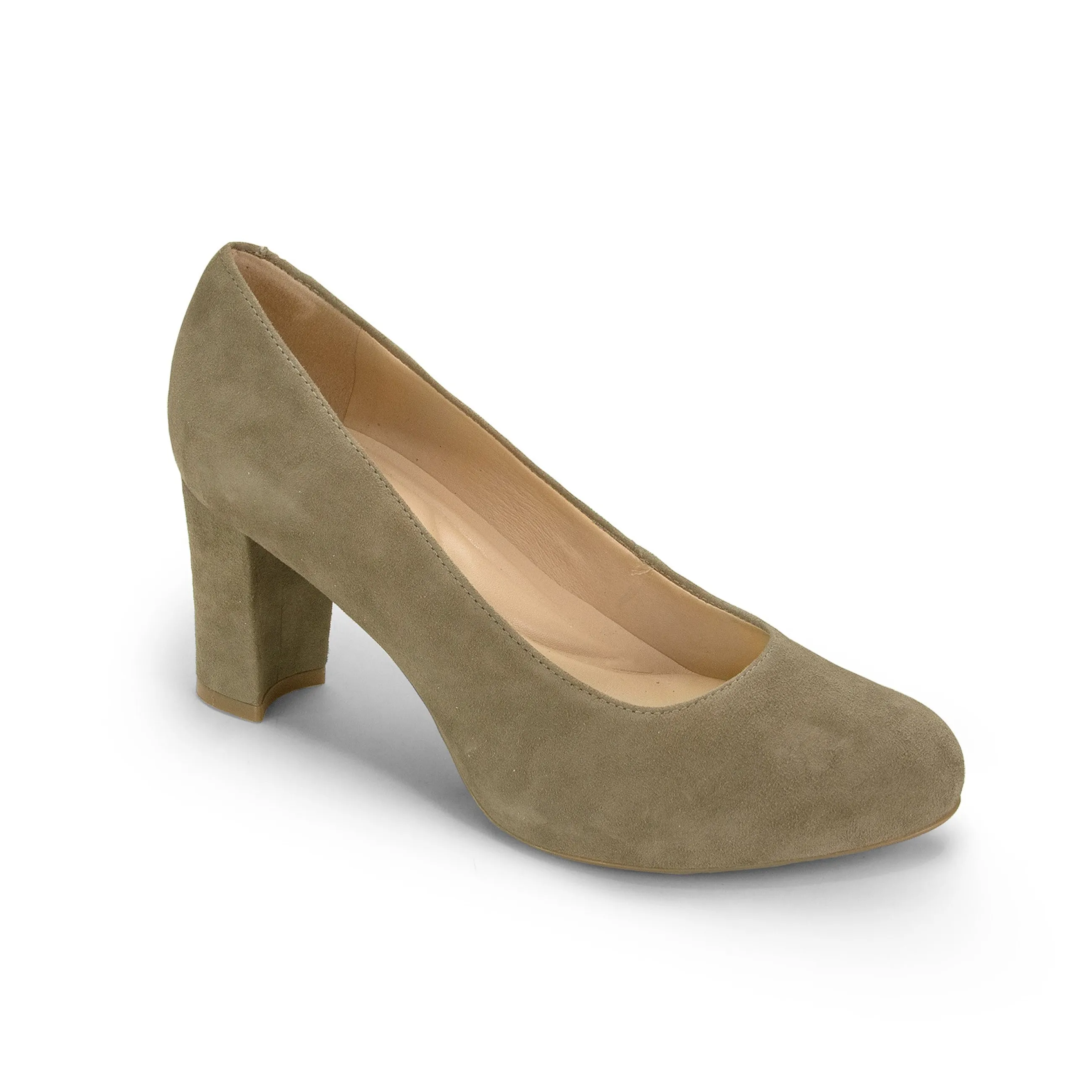 Shop Easy Spirit Riley Hidden Platform Pumps TaupeSuede