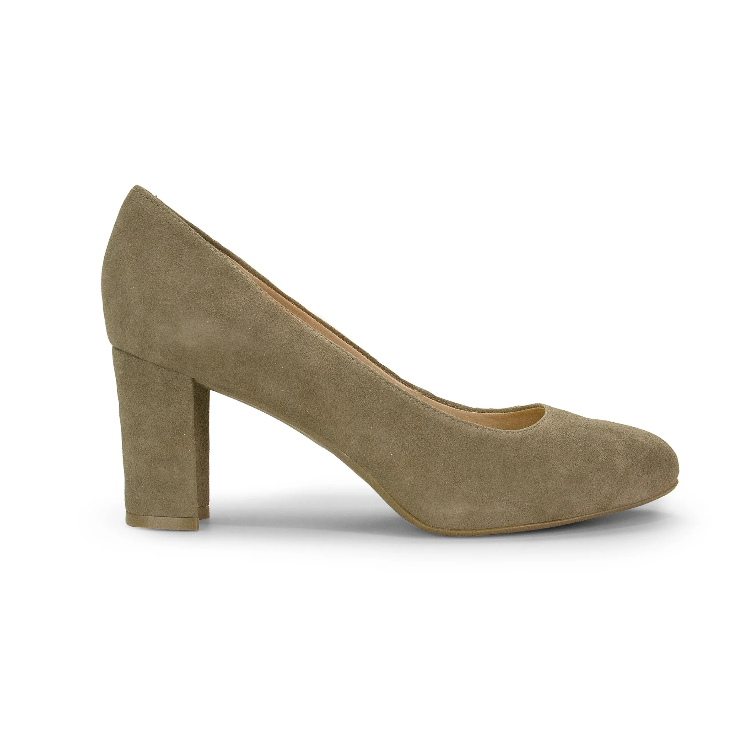 Shop Easy Spirit Riley Hidden Platform Pumps TaupeSuede